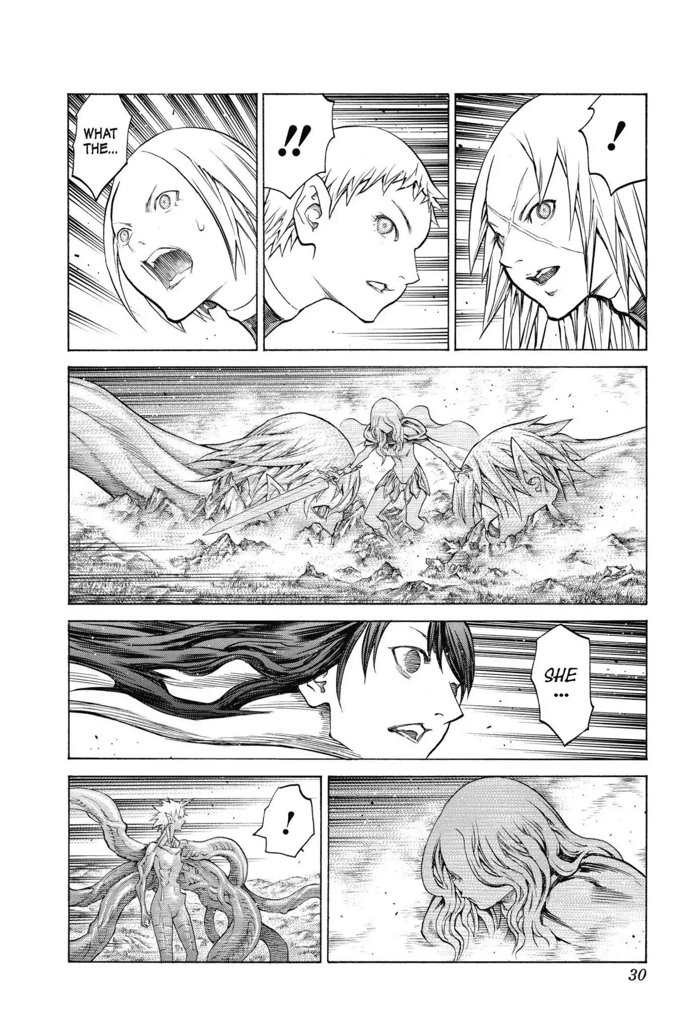 Claymore Chapter 150 page 26 - Chapter 150: Vol.27 Scene 150: Silver-Eyed Warriors, Part 1