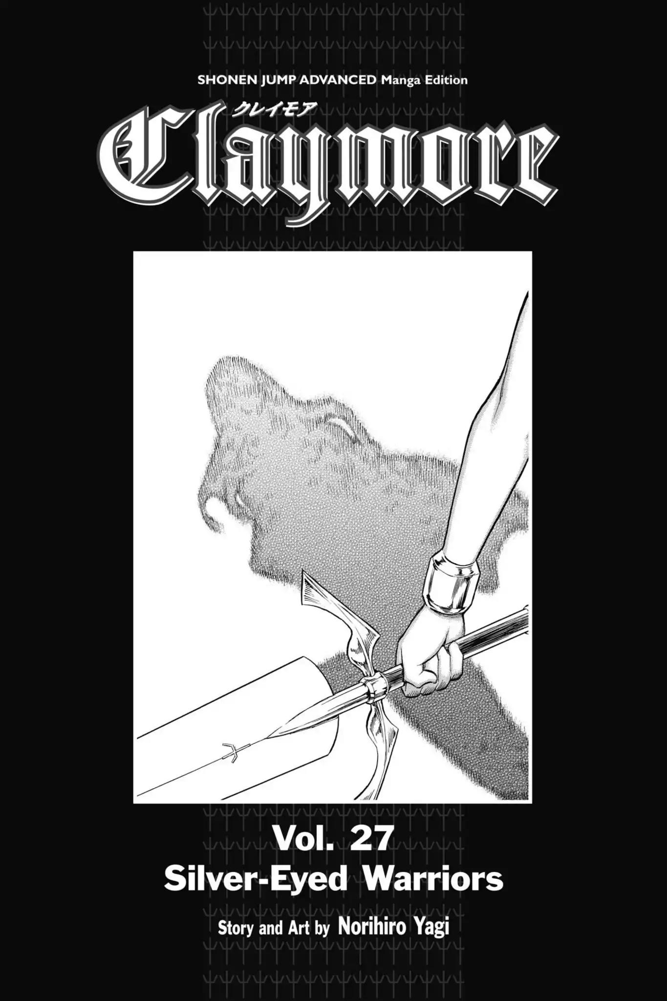 Claymore Chapter 150 page 4 - Chapter 150: Vol.27 Scene 150: Silver-Eyed Warriors, Part 1