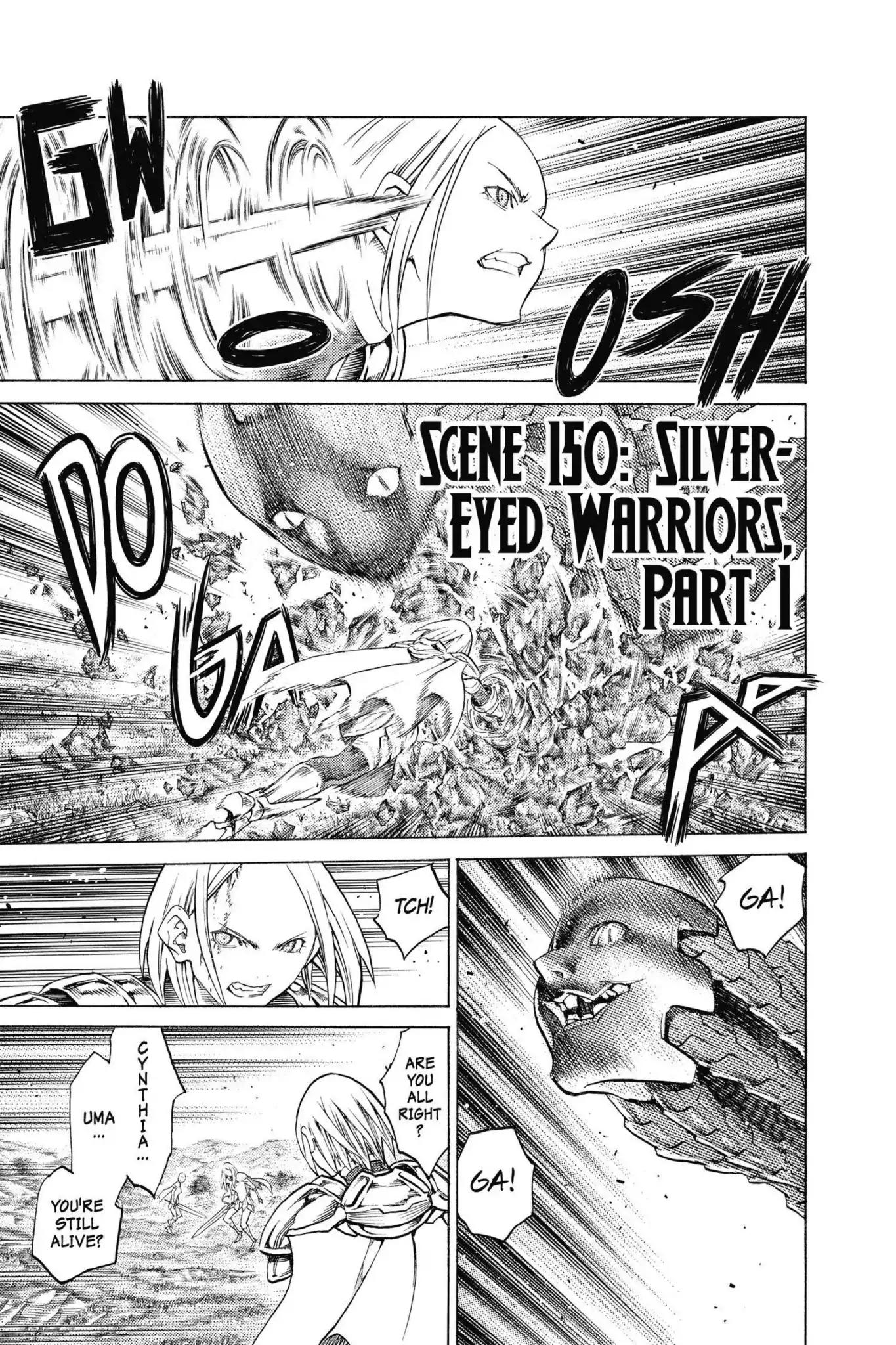 Claymore Chapter 150 page 7 - Chapter 150: Vol.27 Scene 150: Silver-Eyed Warriors, Part 1