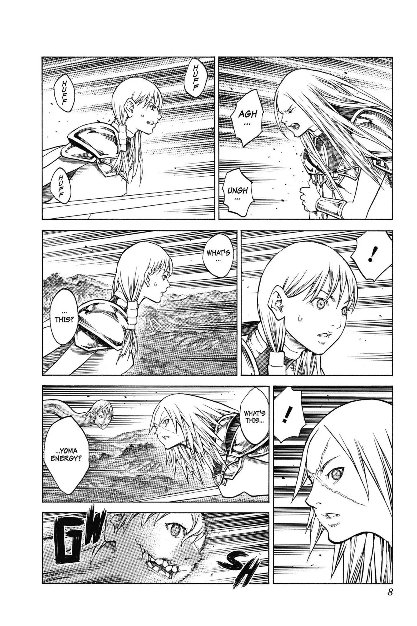 Claymore Chapter 150 page 8 - Chapter 150: Vol.27 Scene 150: Silver-Eyed Warriors, Part 1