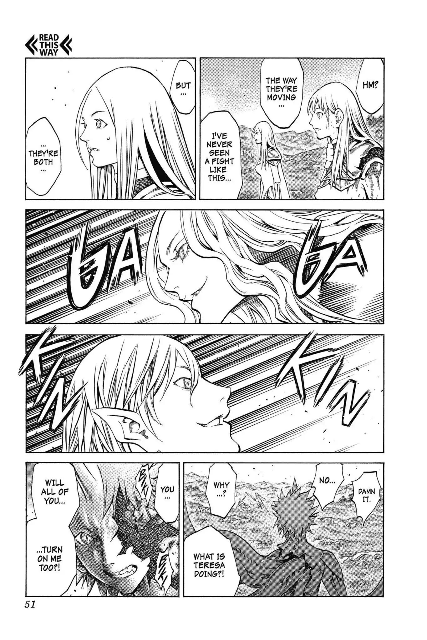 Claymore Chapter 151 page 19 - Chapter 151: Vol.27 Scene 151: Silver-Eyed Warriors, Part 2