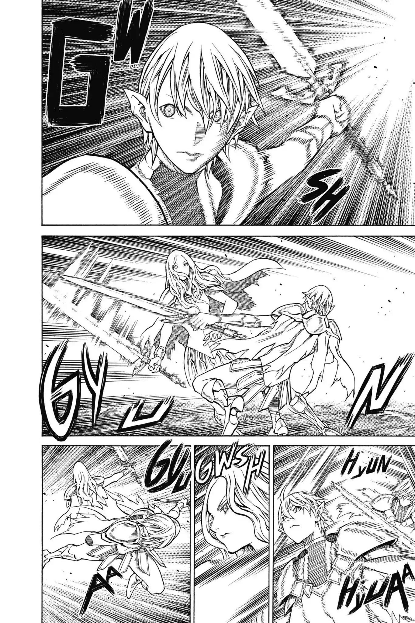 Claymore Chapter 151 page 22 - Chapter 151: Vol.27 Scene 151: Silver-Eyed Warriors, Part 2