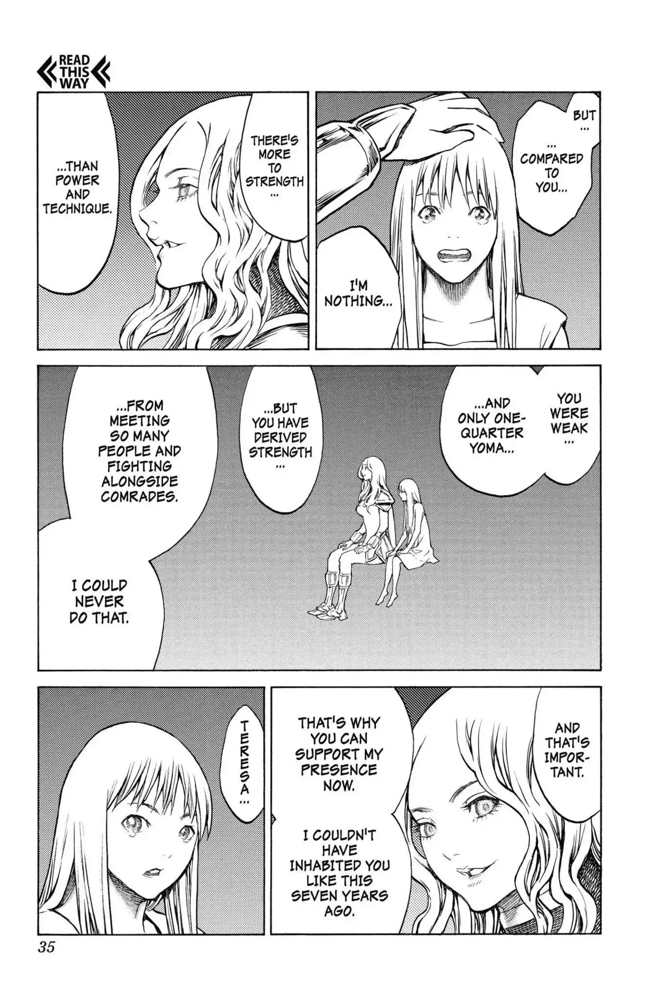 Claymore Chapter 151 page 4 - Chapter 151: Vol.27 Scene 151: Silver-Eyed Warriors, Part 2