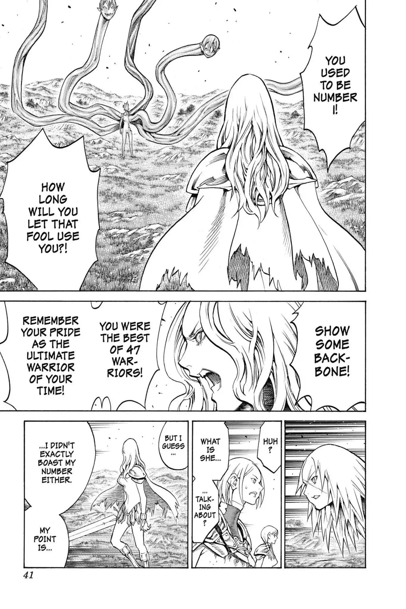 Claymore Chapter 151 page 9 - Chapter 151: Vol.27 Scene 151: Silver-Eyed Warriors, Part 2