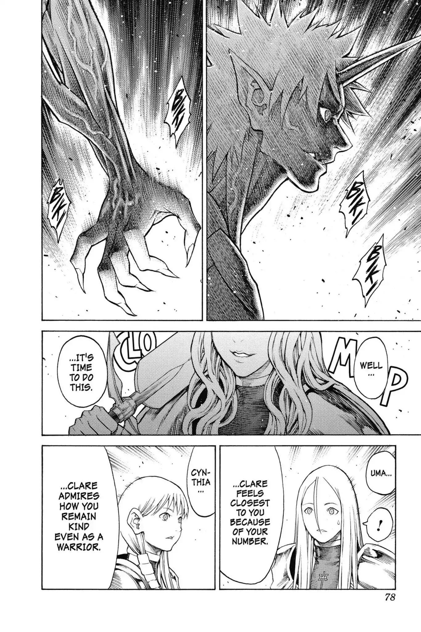 Claymore Chapter 152 page 14 - Chapter 152: Vol.27 Scene 152: Silver-Eyed Warriors, Part 3