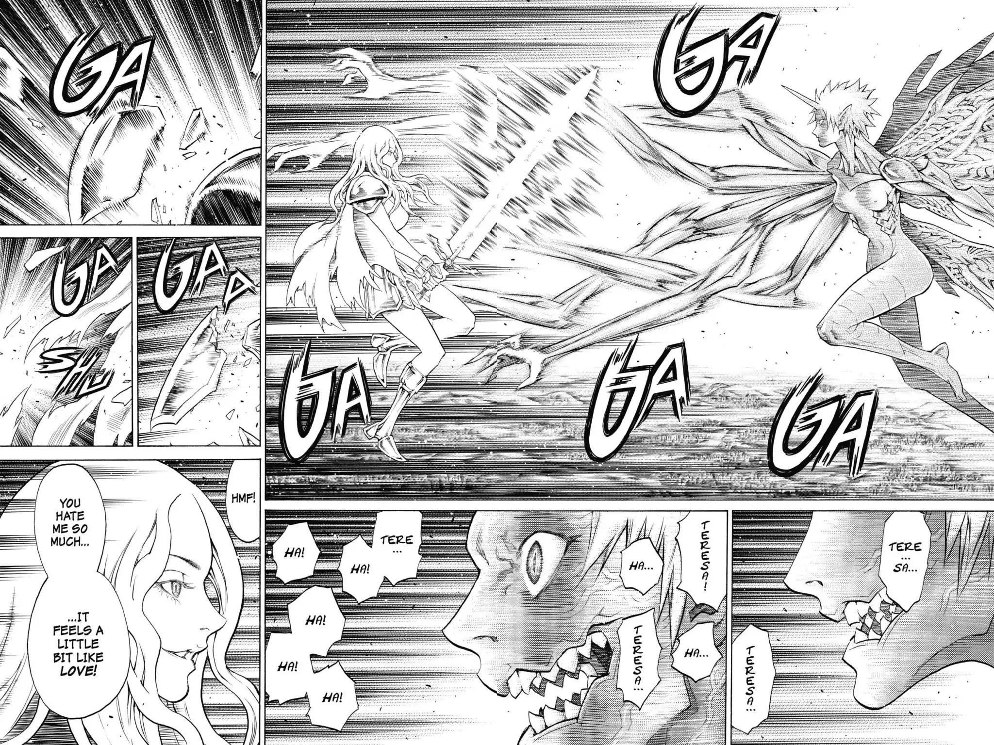 Claymore Chapter 152 page 22 - Chapter 152: Vol.27 Scene 152: Silver-Eyed Warriors, Part 3