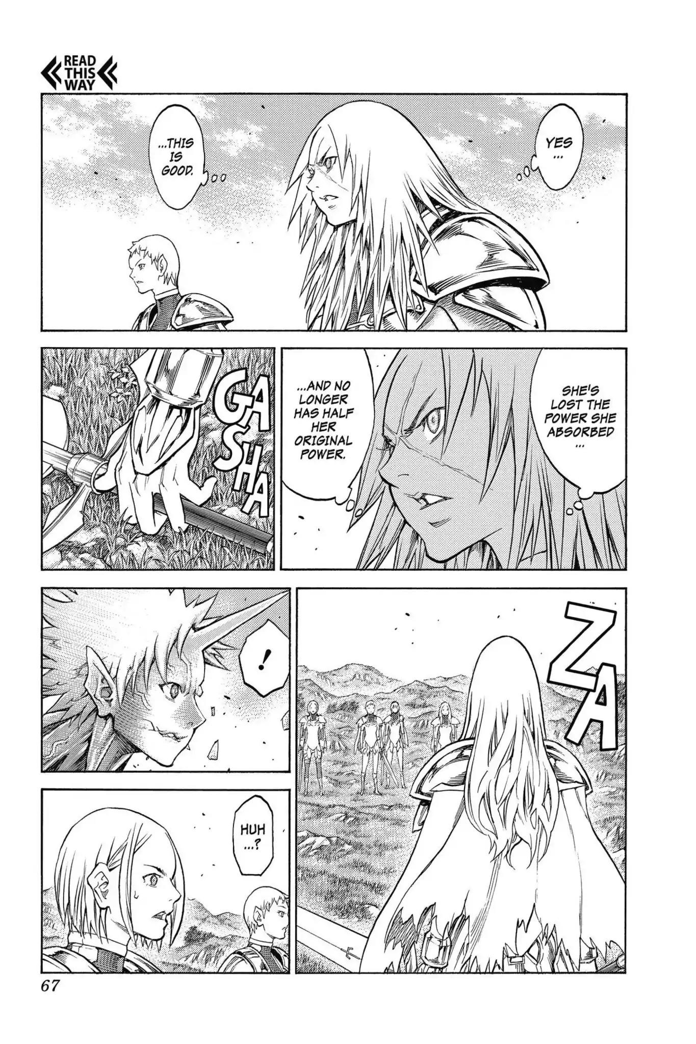 Claymore Chapter 152 page 3 - Chapter 152: Vol.27 Scene 152: Silver-Eyed Warriors, Part 3