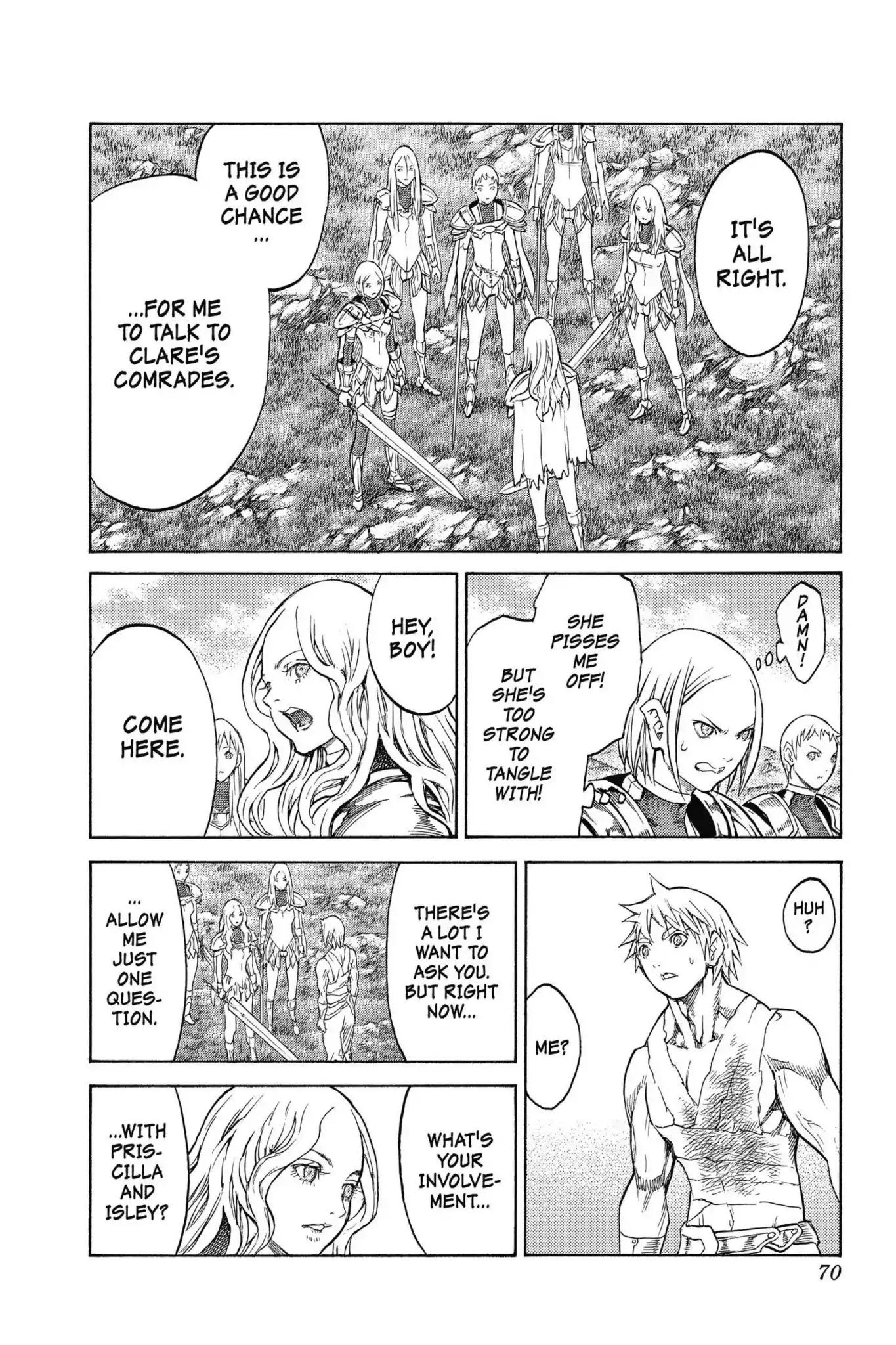 Claymore Chapter 152 page 6 - Chapter 152: Vol.27 Scene 152: Silver-Eyed Warriors, Part 3