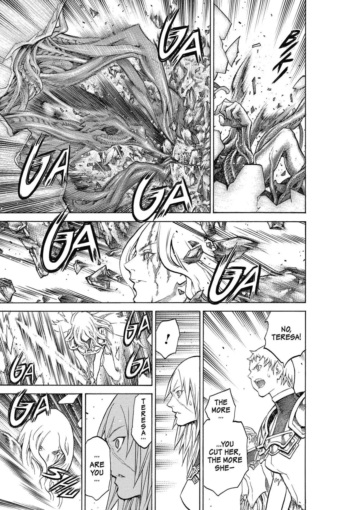 Claymore Chapter 153 page 19 - Chapter 153: Vol.27 Scene 153: Silver-Eyed Warriors, Part 4