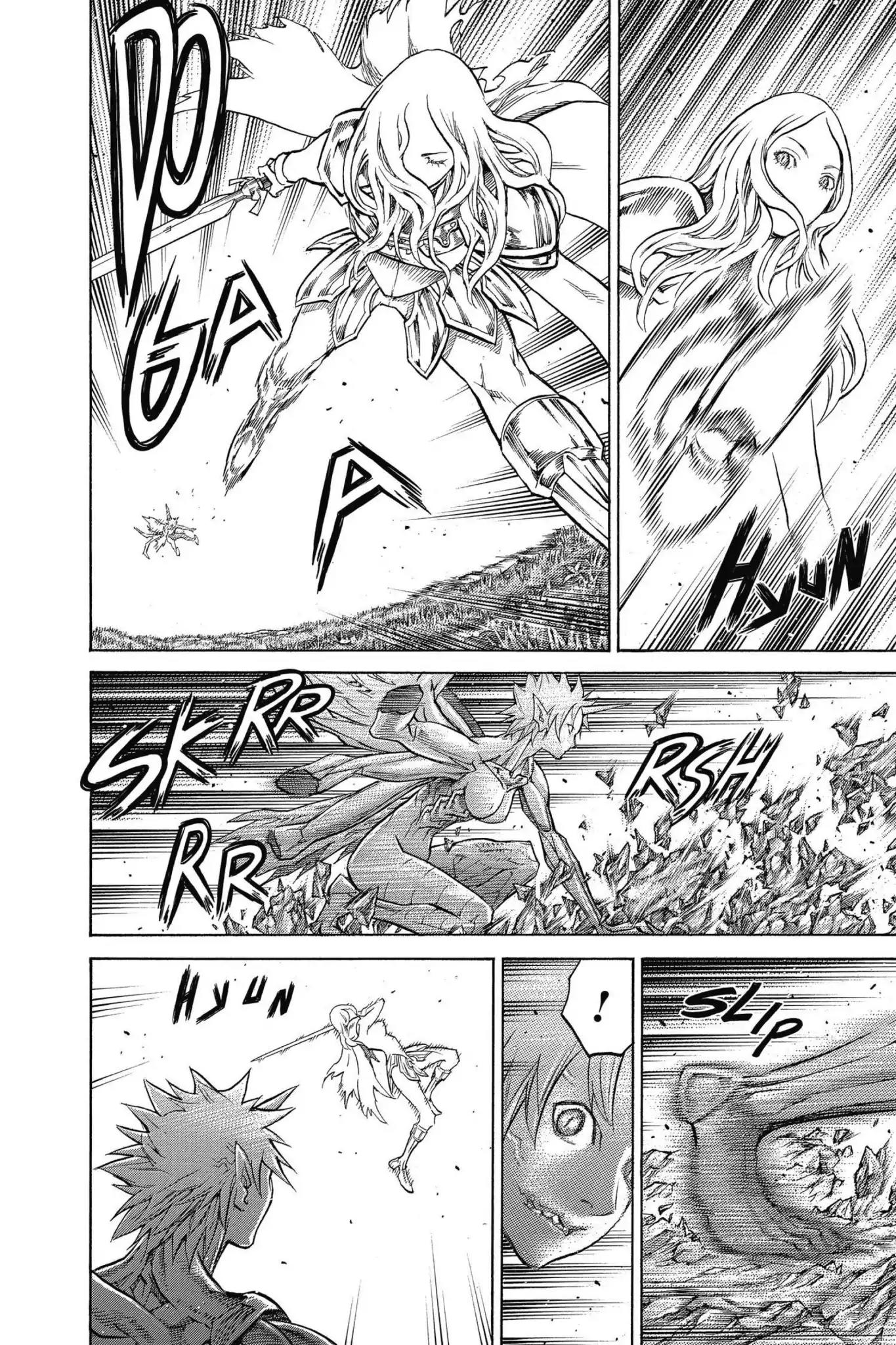 Claymore Chapter 153 page 4 - Chapter 153: Vol.27 Scene 153: Silver-Eyed Warriors, Part 4