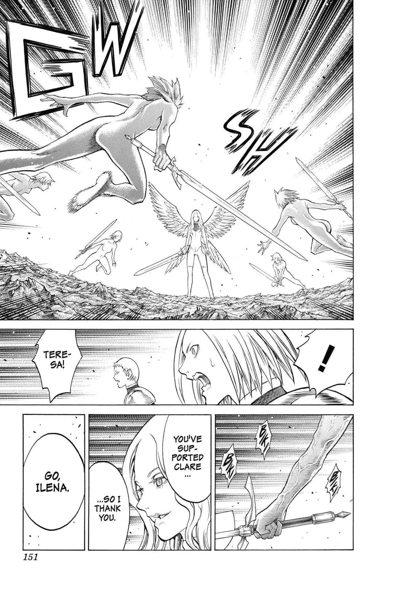 Claymore Chapter 154 page 18 - Chapter 154: Vol.27 Scene 154: Silver-Eyed Warriors, Part 5