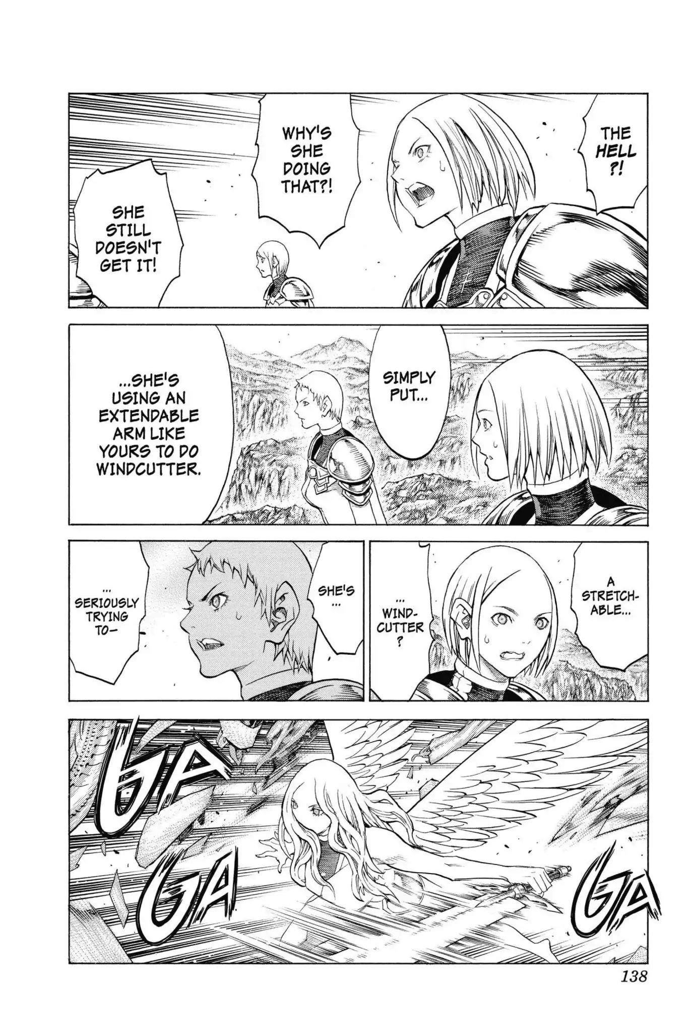 Claymore Chapter 154 page 8 - Chapter 154: Vol.27 Scene 154: Silver-Eyed Warriors, Part 5