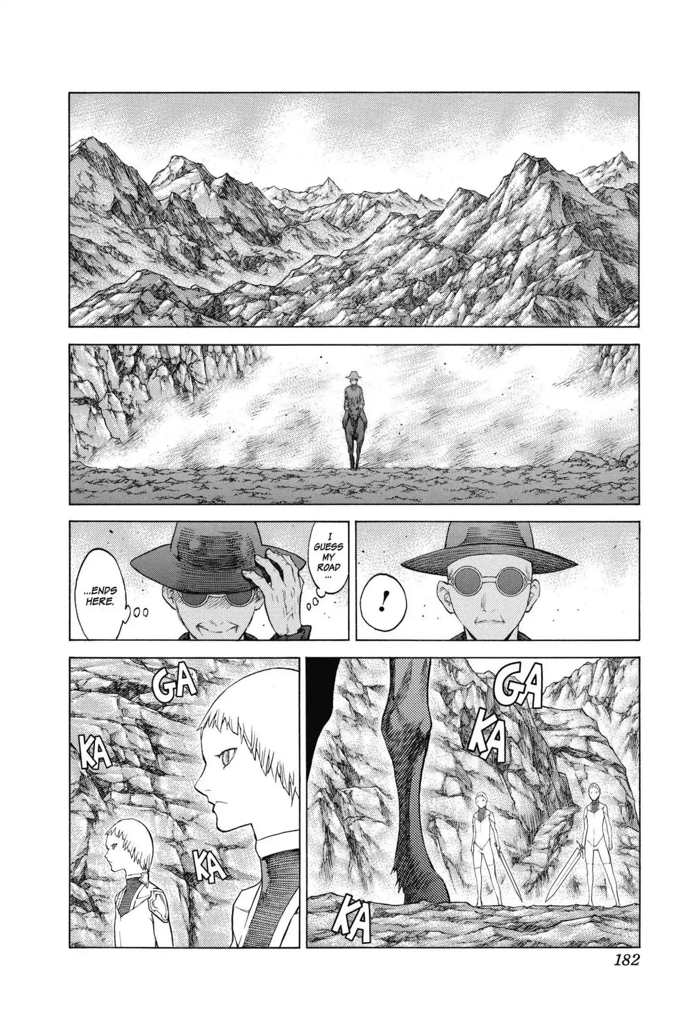 Claymore Chapter 155 page 18 - Vol.27 Last Scene: Silver-Eyed Warriors, Part 6