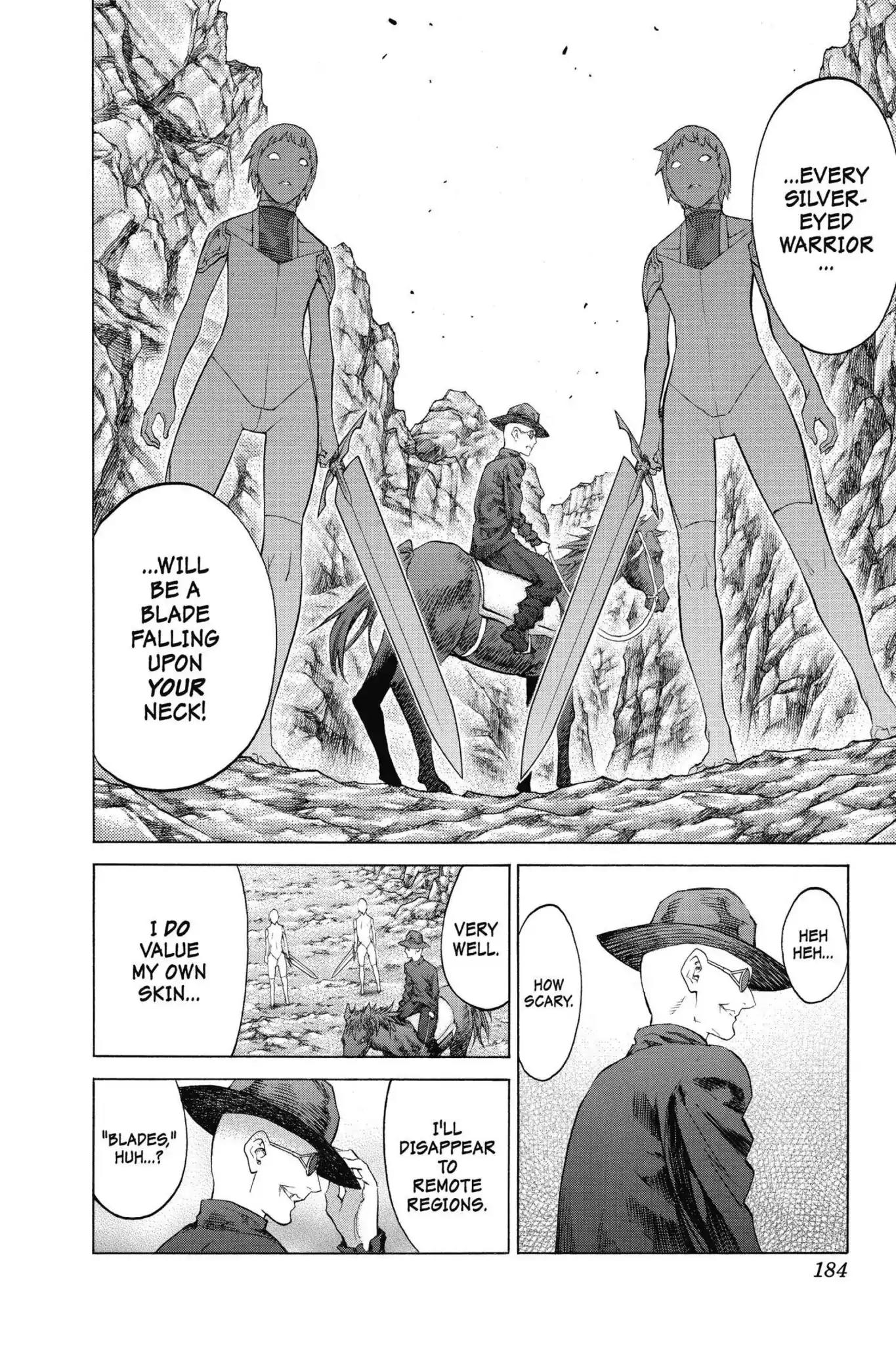 Claymore Chapter 155 page 20 - Vol.27 Last Scene: Silver-Eyed Warriors, Part 6