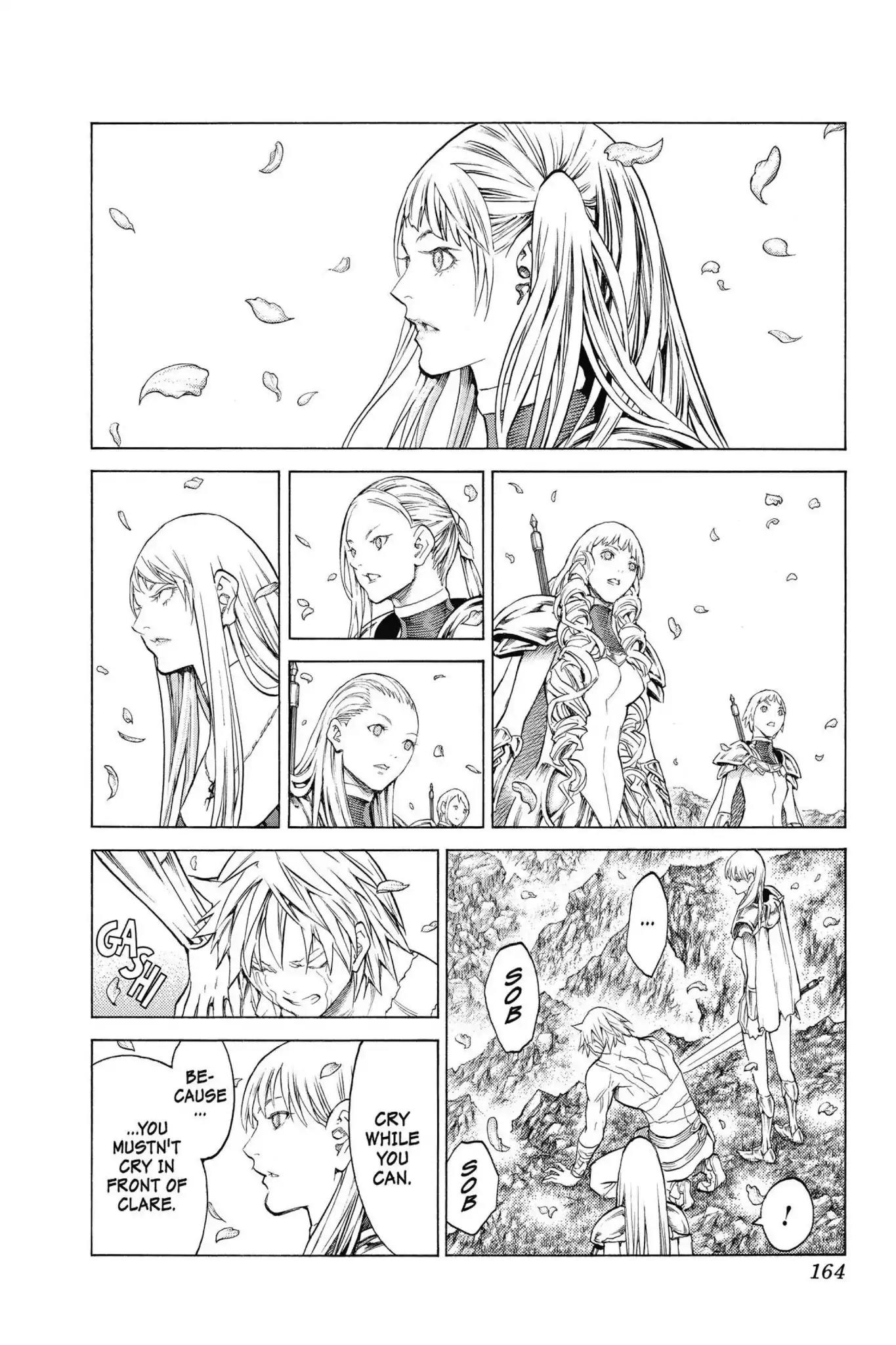 Claymore Chapter 155 page 4 - Vol.27 Last Scene: Silver-Eyed Warriors, Part 6