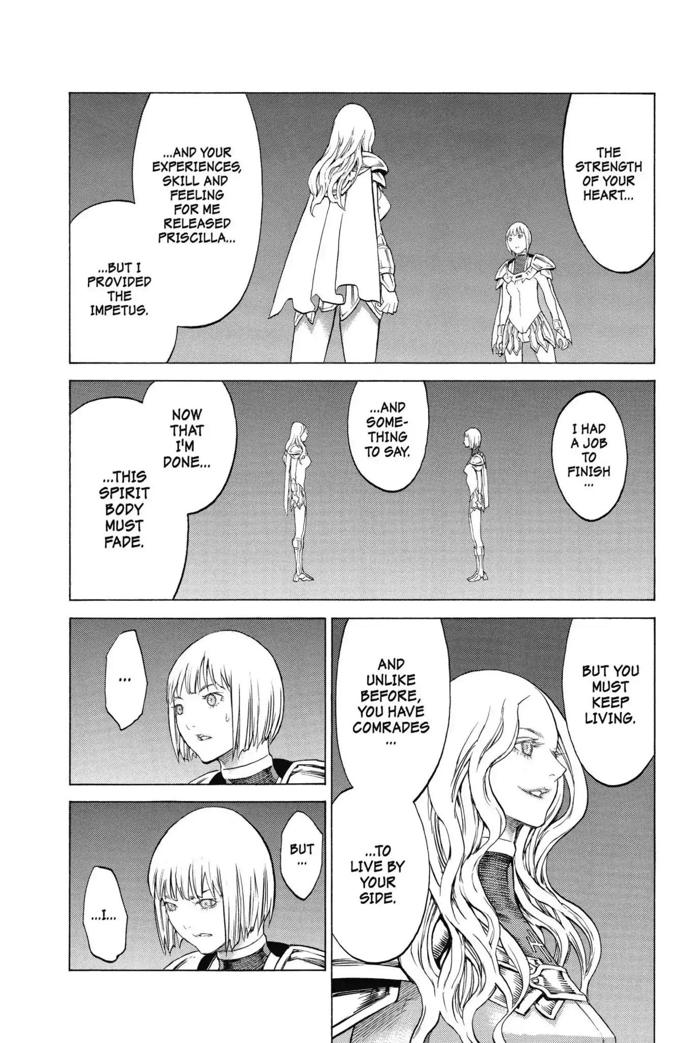 Claymore Chapter 155 page 8 - Vol.27 Last Scene: Silver-Eyed Warriors, Part 6