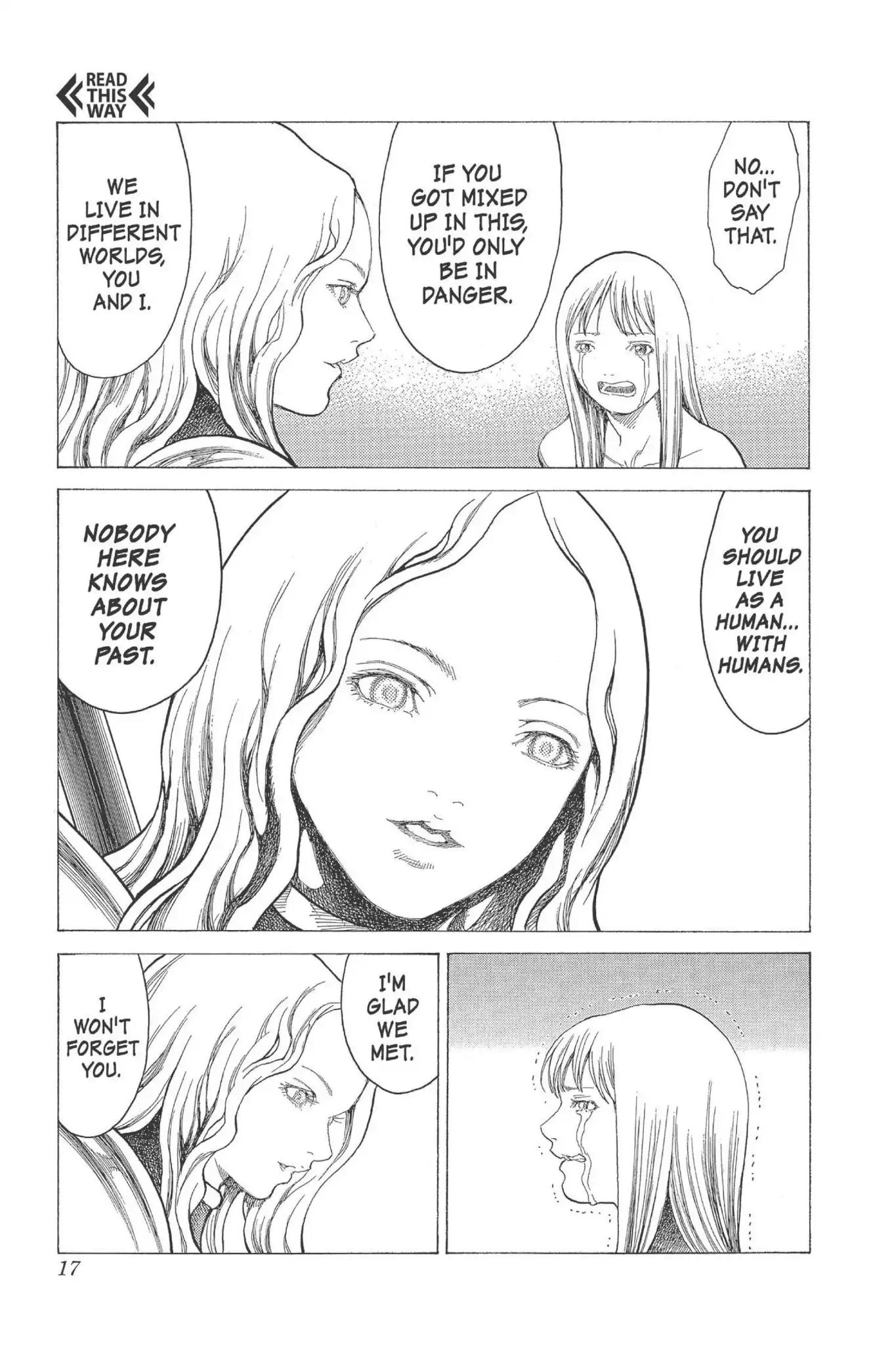 Claymore Chapter 16 page 16 - Chapter 16: Vol.4 Scene 16: Teresa of the Faint Smile, Part 5