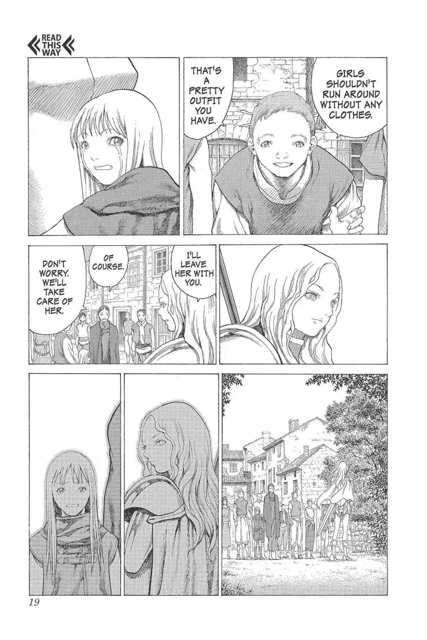 Claymore Chapter 16 page 18 - Chapter 16: Vol.4 Scene 16: Teresa of the Faint Smile, Part 5