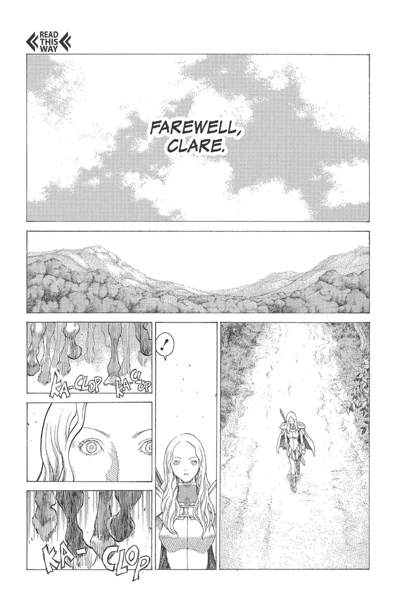 Claymore Chapter 16 page 20 - Chapter 16: Vol.4 Scene 16: Teresa of the Faint Smile, Part 5