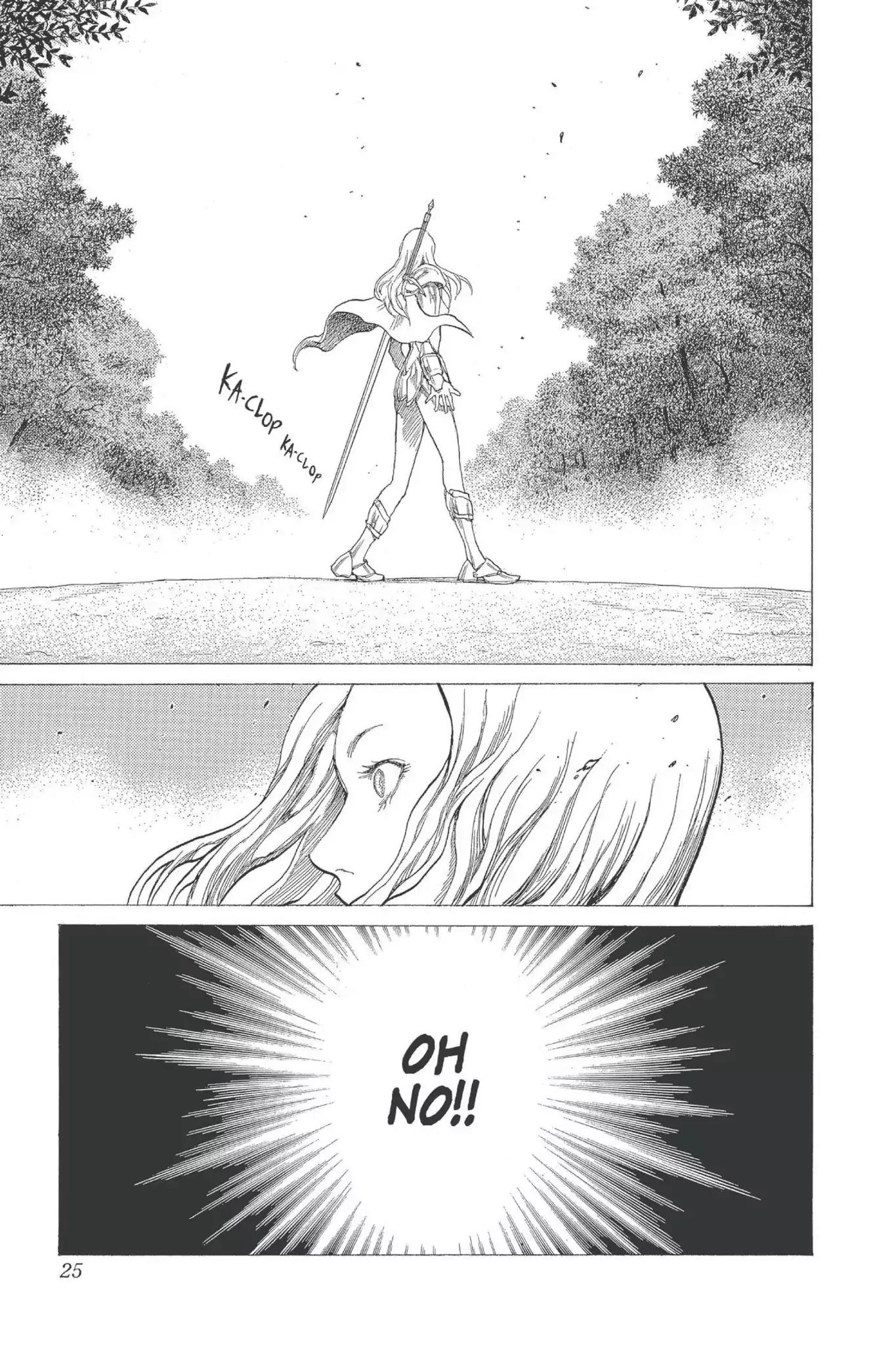 Claymore Chapter 16 page 23 - Chapter 16: Vol.4 Scene 16: Teresa of the Faint Smile, Part 5