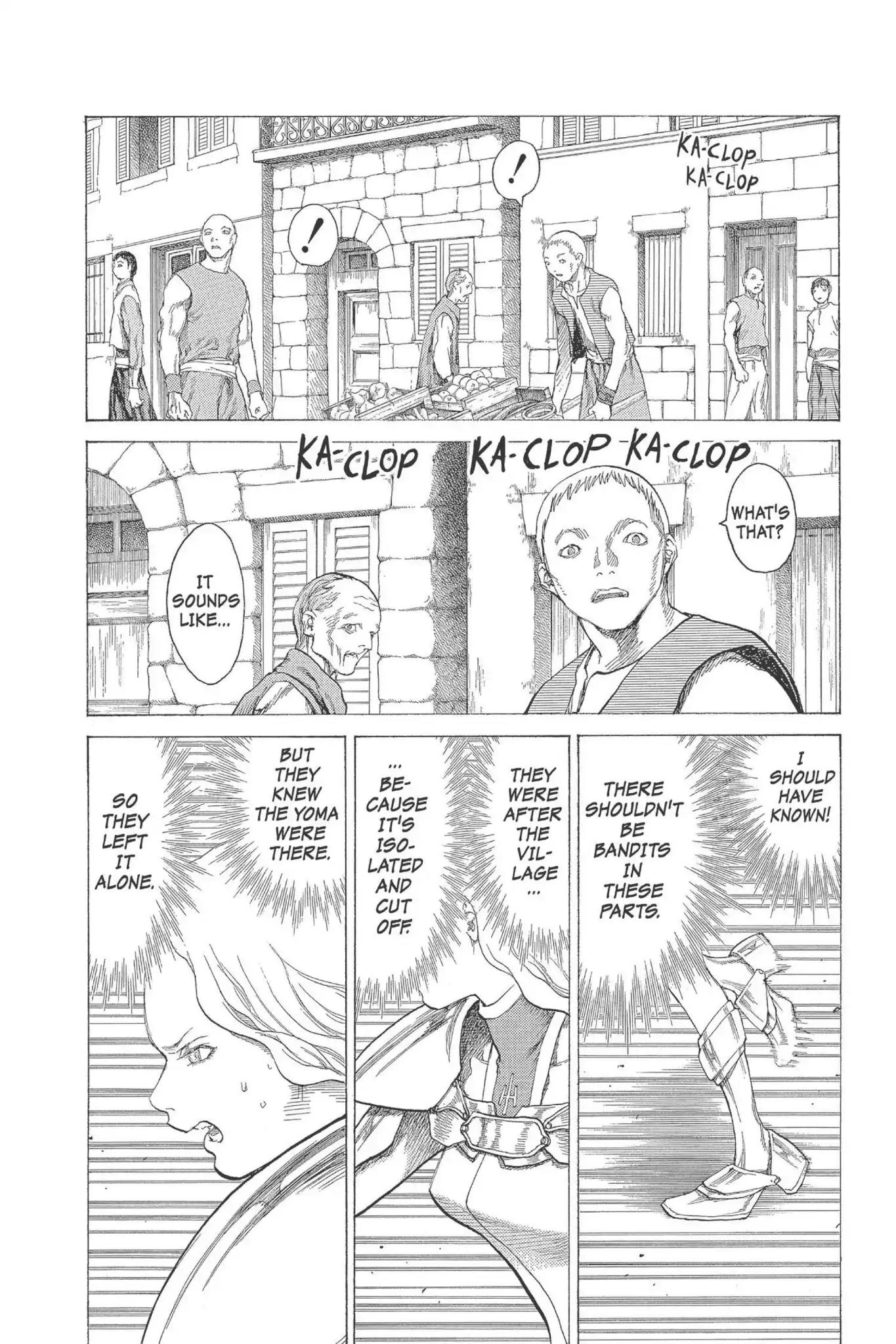 Claymore Chapter 16 page 24 - Chapter 16: Vol.4 Scene 16: Teresa of the Faint Smile, Part 5