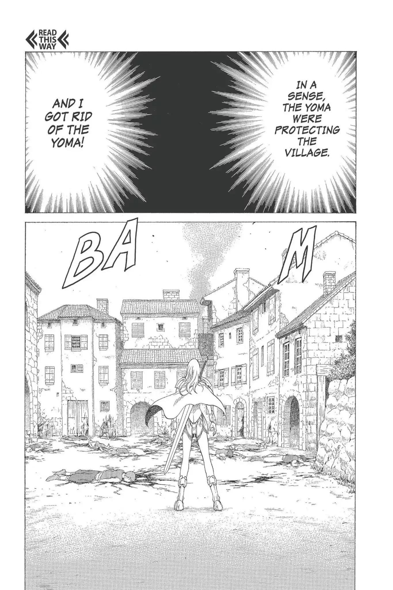 Claymore Chapter 16 page 25 - Chapter 16: Vol.4 Scene 16: Teresa of the Faint Smile, Part 5