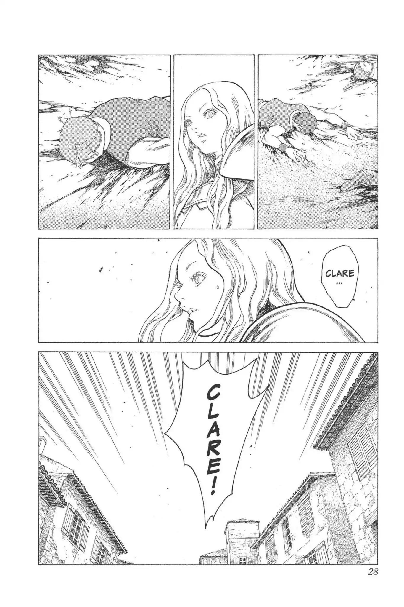 Claymore Chapter 16 page 26 - Chapter 16: Vol.4 Scene 16: Teresa of the Faint Smile, Part 5