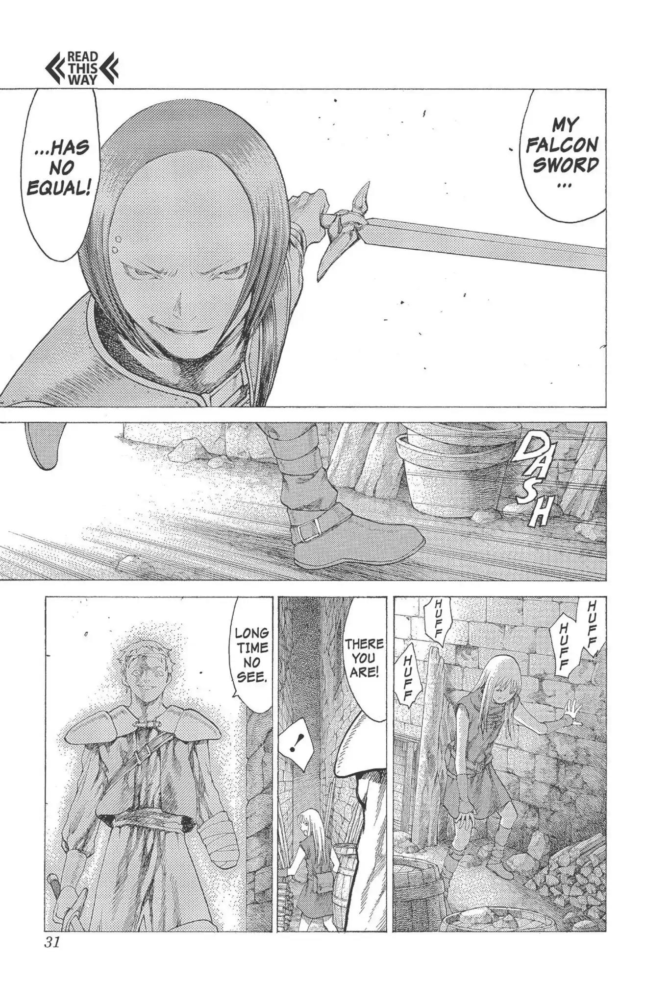 Claymore Chapter 16 page 29 - Chapter 16: Vol.4 Scene 16: Teresa of the Faint Smile, Part 5