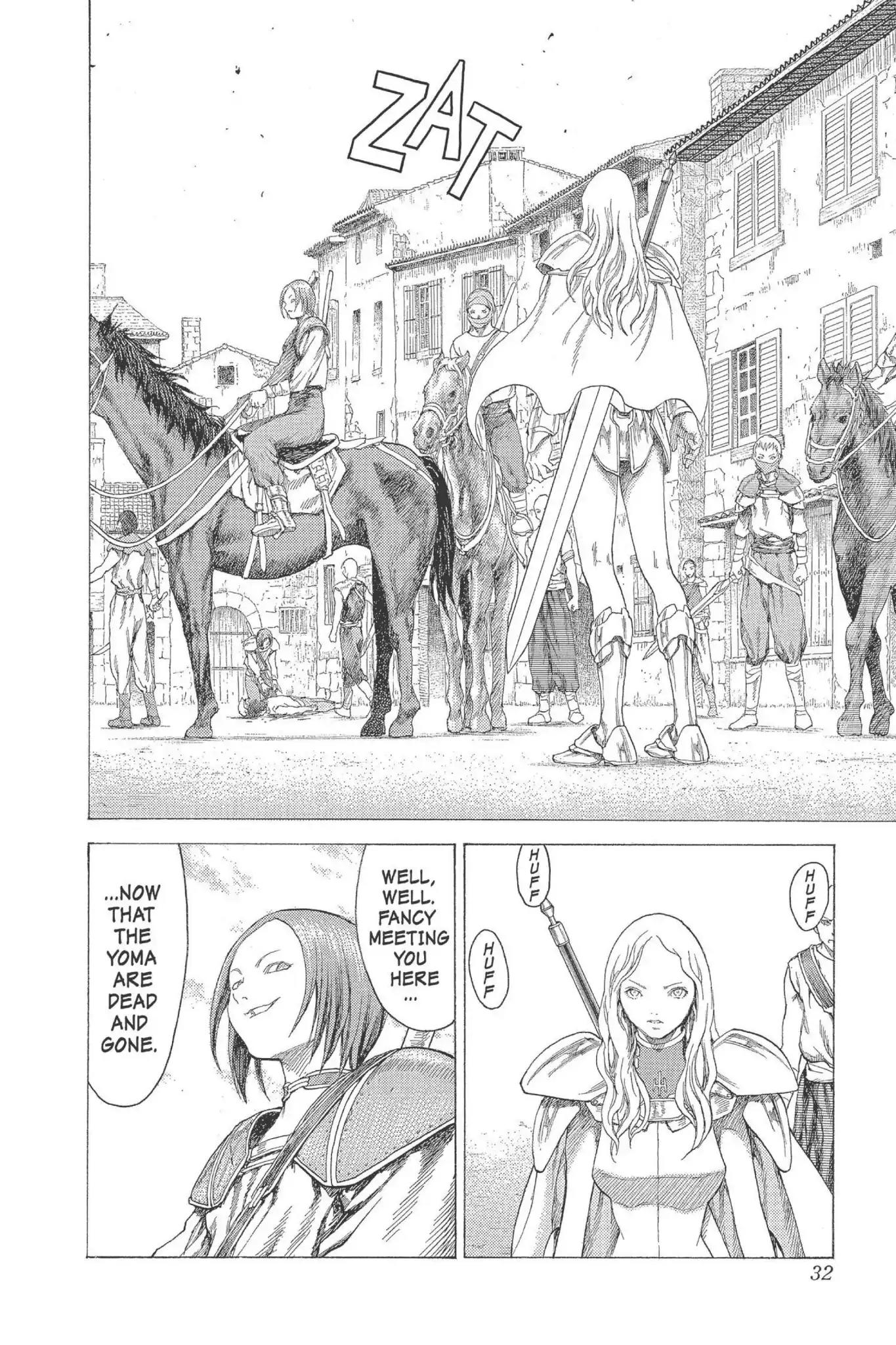 Claymore Chapter 16 page 30 - Chapter 16: Vol.4 Scene 16: Teresa of the Faint Smile, Part 5