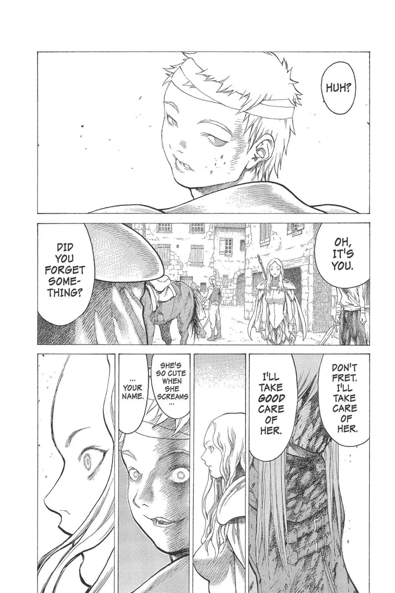 Claymore Chapter 16 page 32 - Chapter 16: Vol.4 Scene 16: Teresa of the Faint Smile, Part 5