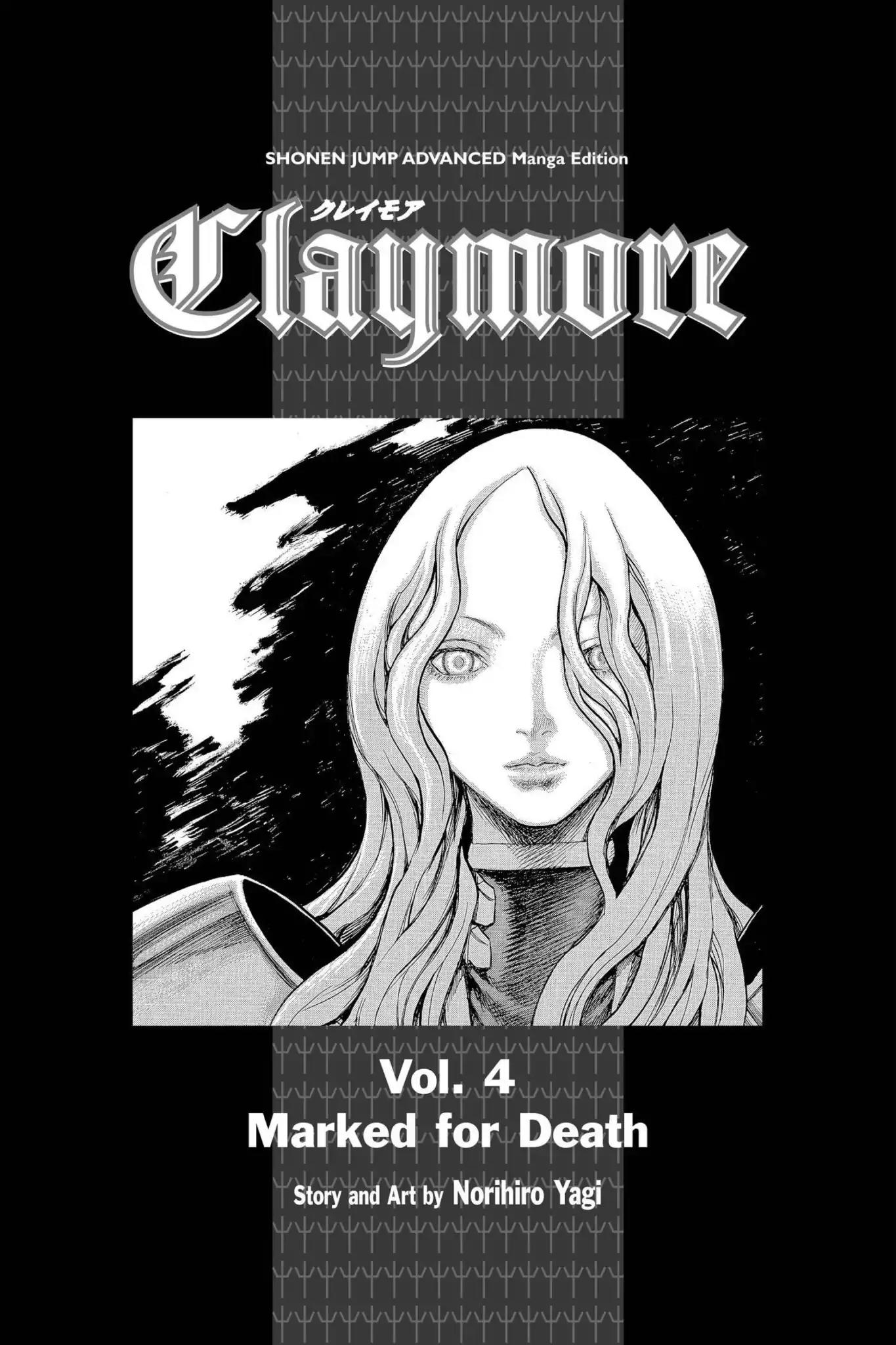 Claymore Chapter 16 page 4 - Chapter 16: Vol.4 Scene 16: Teresa of the Faint Smile, Part 5