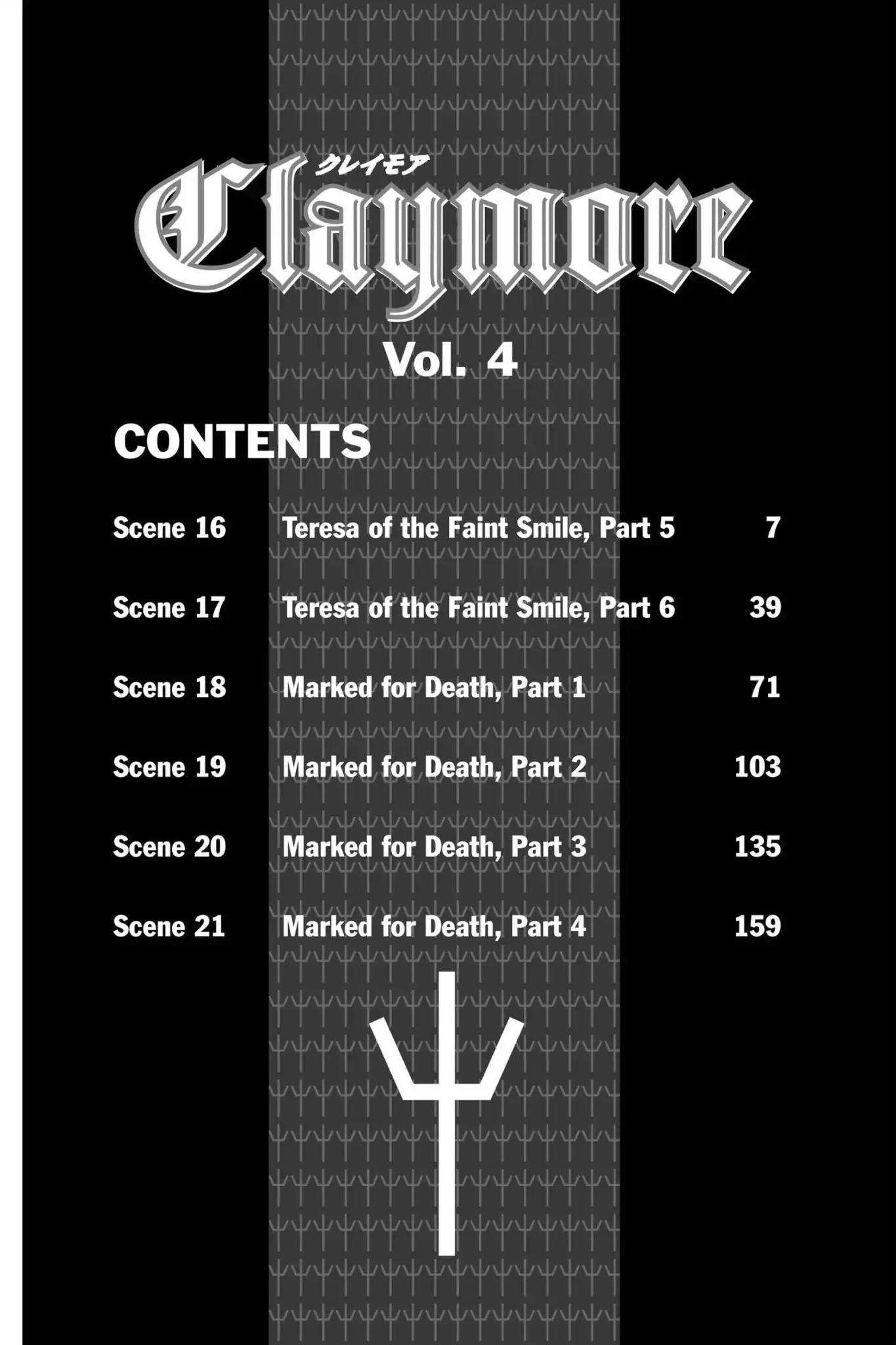 Claymore Chapter 16 page 6 - Chapter 16: Vol.4 Scene 16: Teresa of the Faint Smile, Part 5