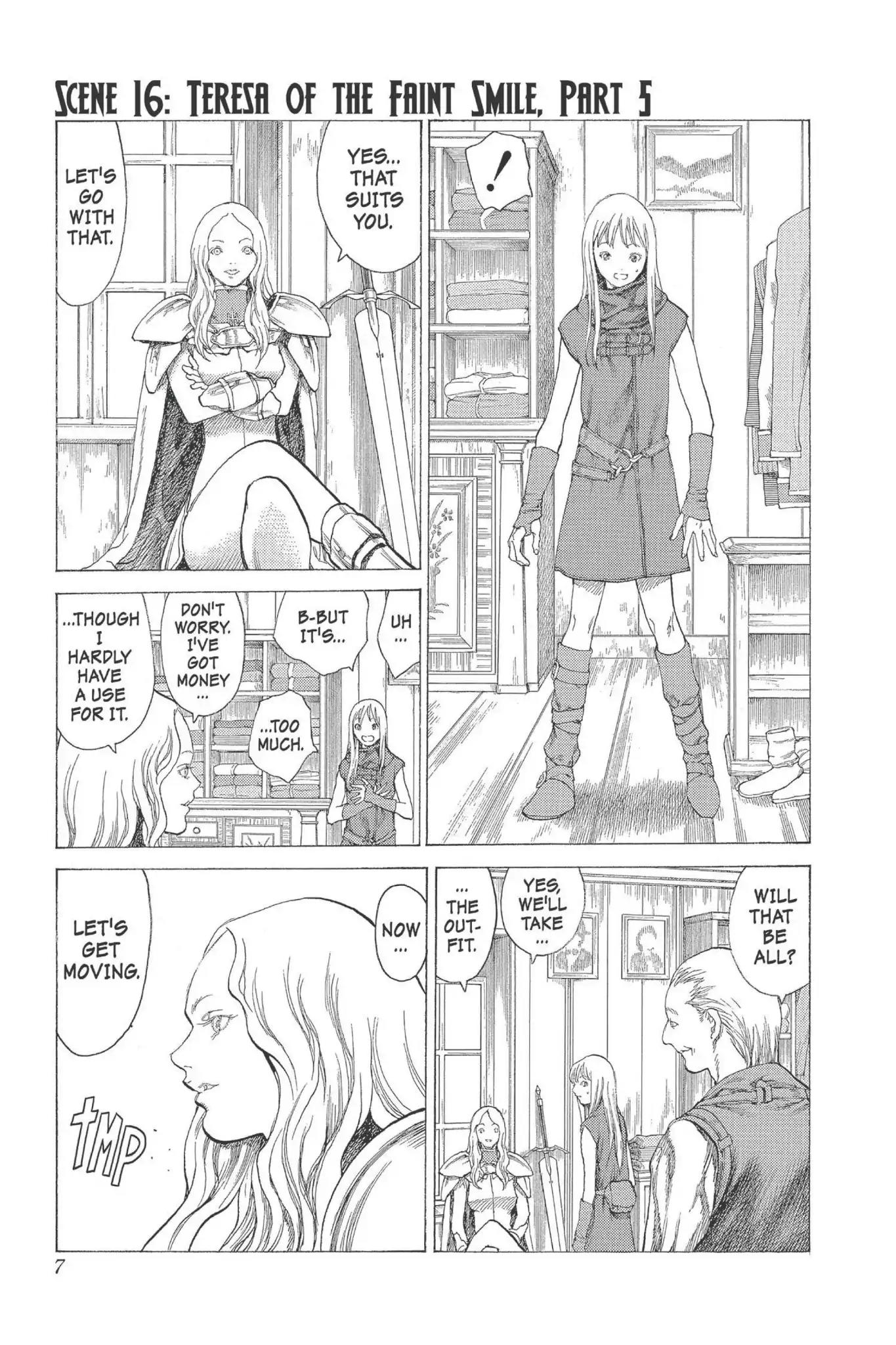 Claymore Chapter 16 page 7 - Chapter 16: Vol.4 Scene 16: Teresa of the Faint Smile, Part 5