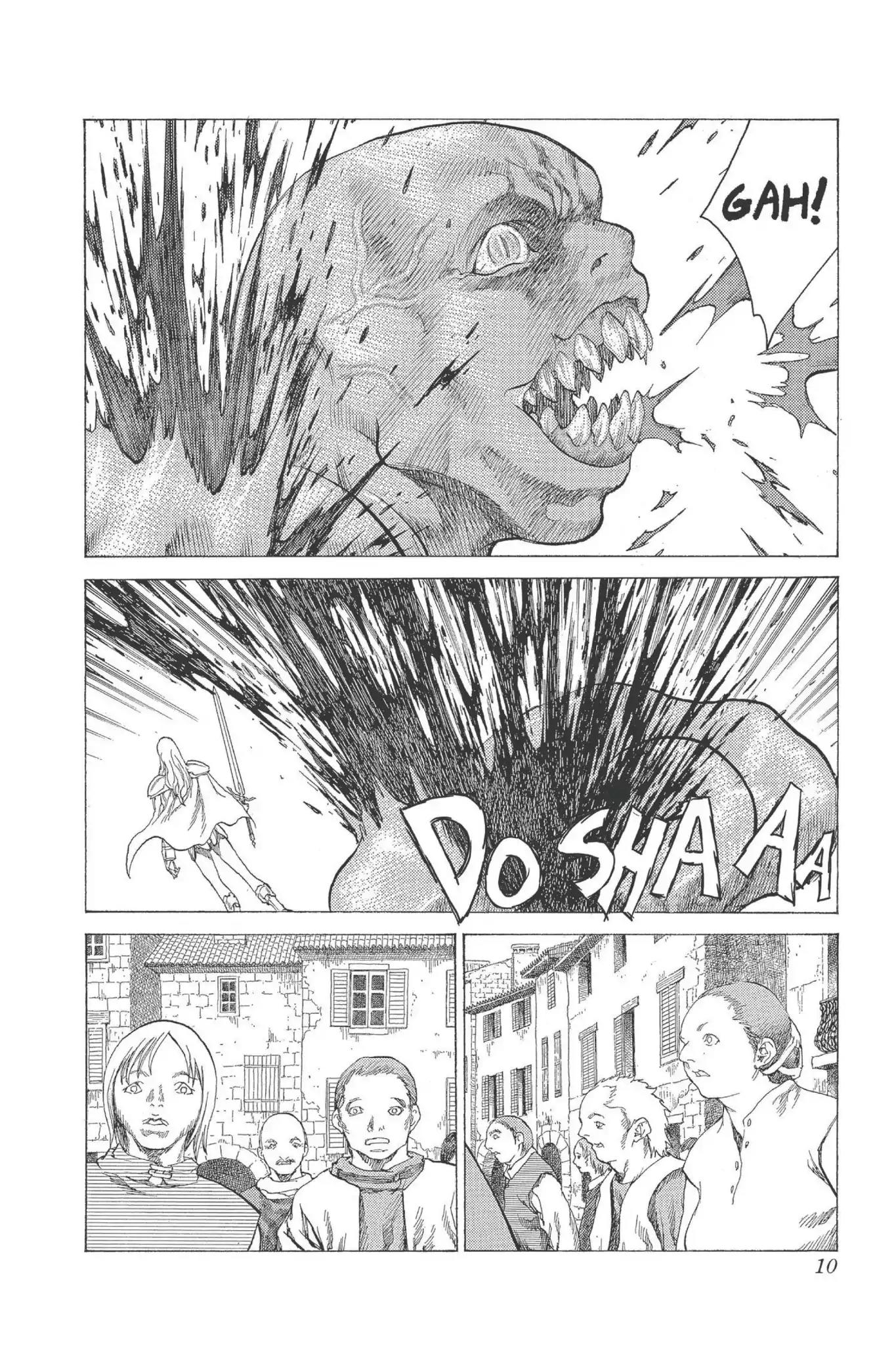 Claymore Chapter 16 page 9 - Chapter 16: Vol.4 Scene 16: Teresa of the Faint Smile, Part 5