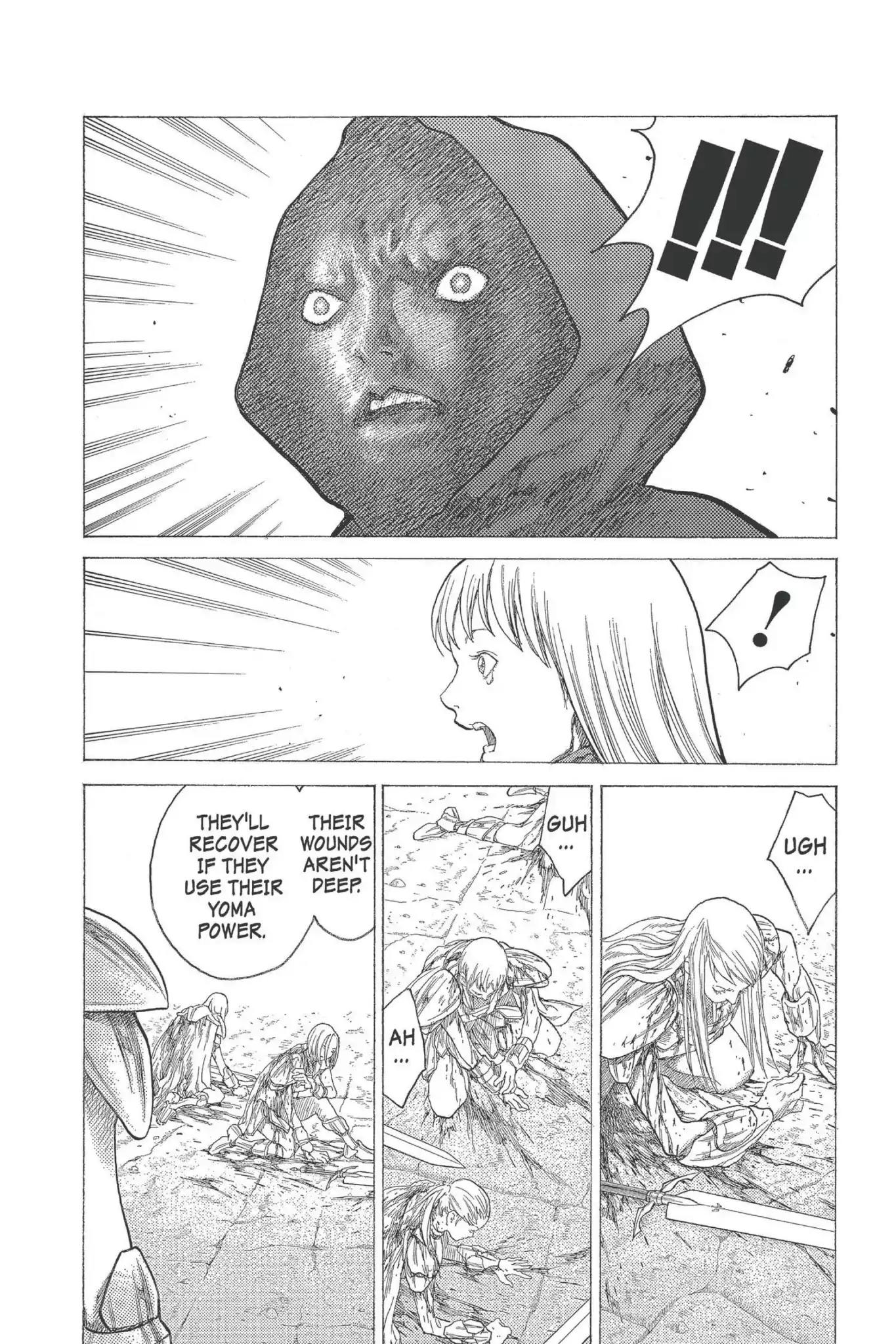 Claymore Chapter 17 page 22 - Chapter 17: Vol.4 Scene 17: Teresa of the Faint Smile, Part 6