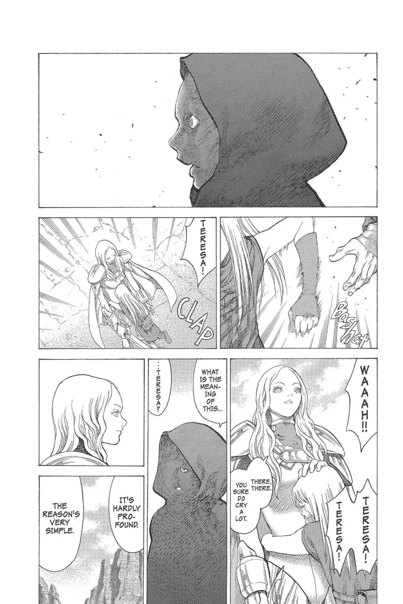 Claymore Chapter 17 page 24 - Chapter 17: Vol.4 Scene 17: Teresa of the Faint Smile, Part 6