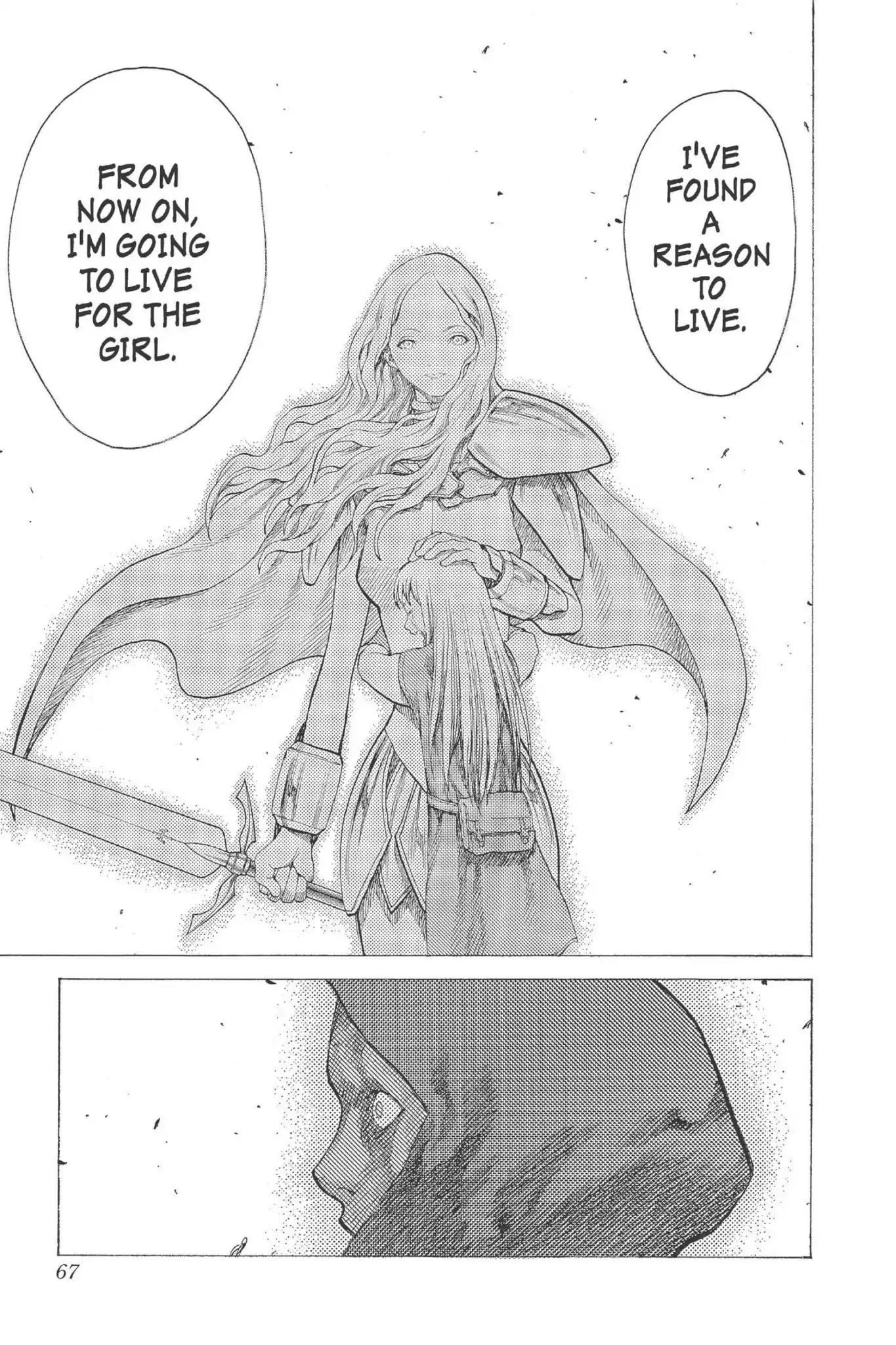 Claymore Chapter 17 page 25 - Chapter 17: Vol.4 Scene 17: Teresa of the Faint Smile, Part 6