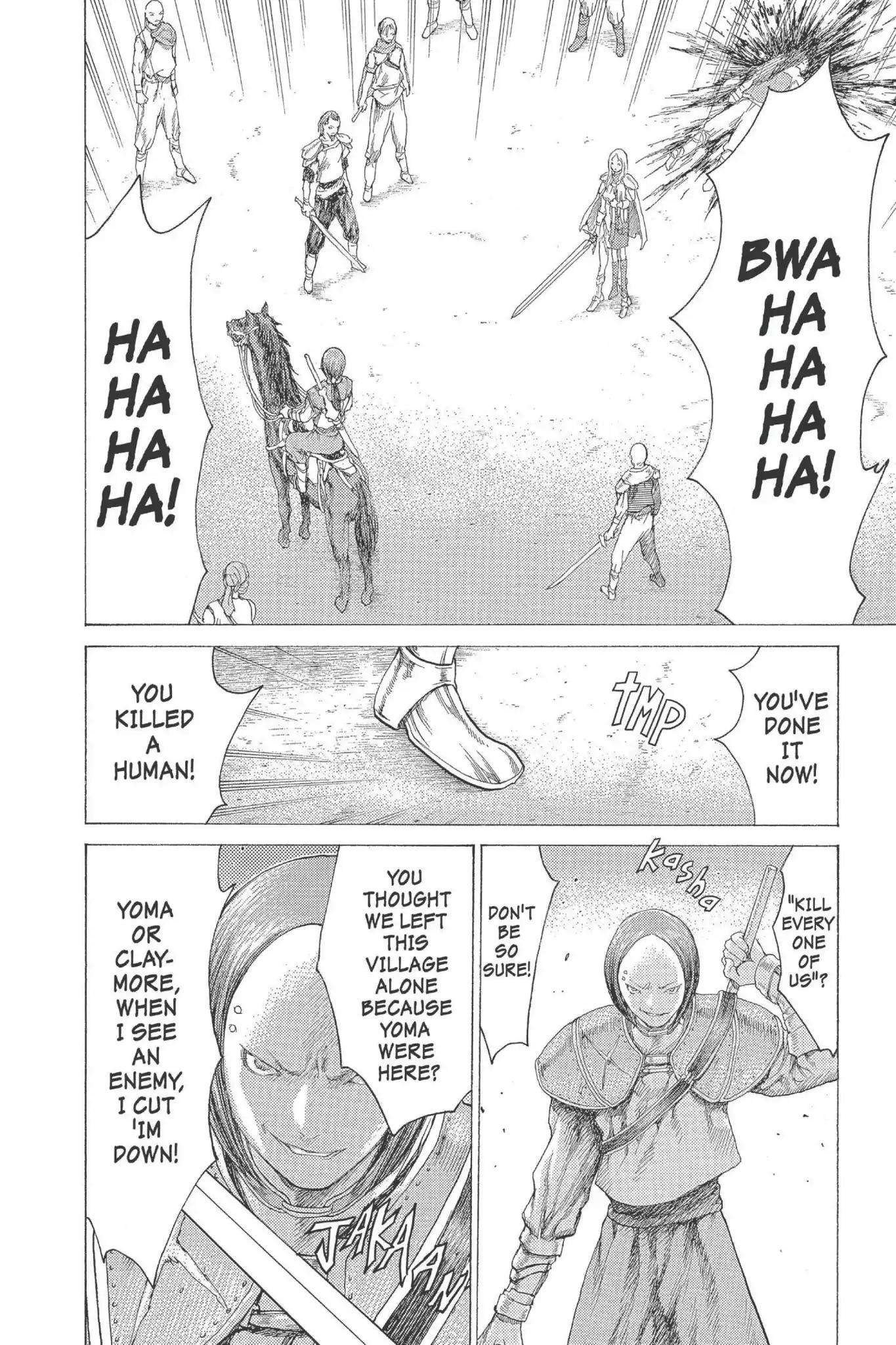 Claymore Chapter 17 page 3 - Chapter 17: Vol.4 Scene 17: Teresa of the Faint Smile, Part 6