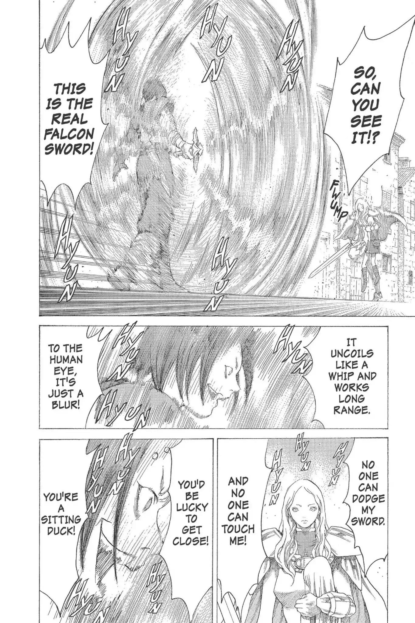 Claymore Chapter 17 page 7 - Chapter 17: Vol.4 Scene 17: Teresa of the Faint Smile, Part 6