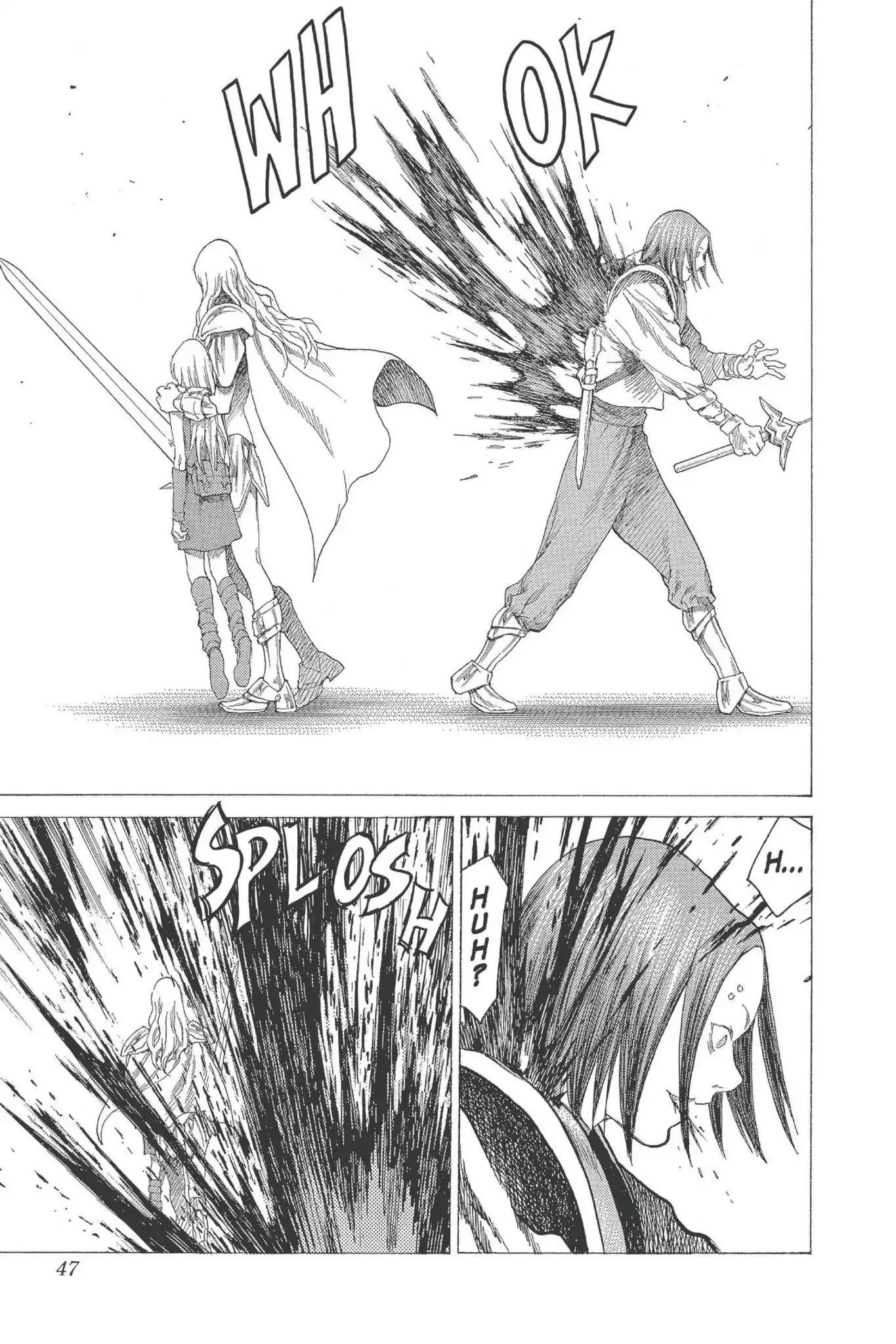 Claymore Chapter 17 page 8 - Chapter 17: Vol.4 Scene 17: Teresa of the Faint Smile, Part 6