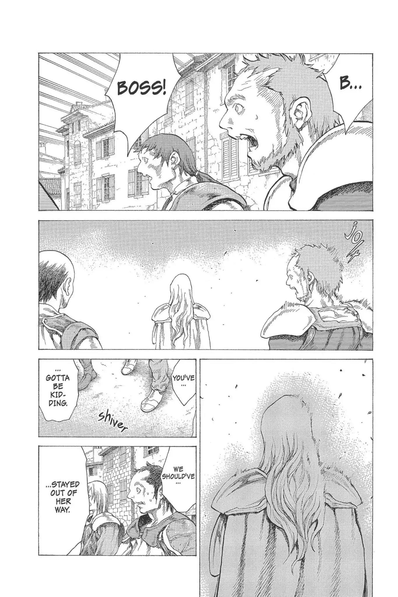 Claymore Chapter 17 page 9 - Chapter 17: Vol.4 Scene 17: Teresa of the Faint Smile, Part 6