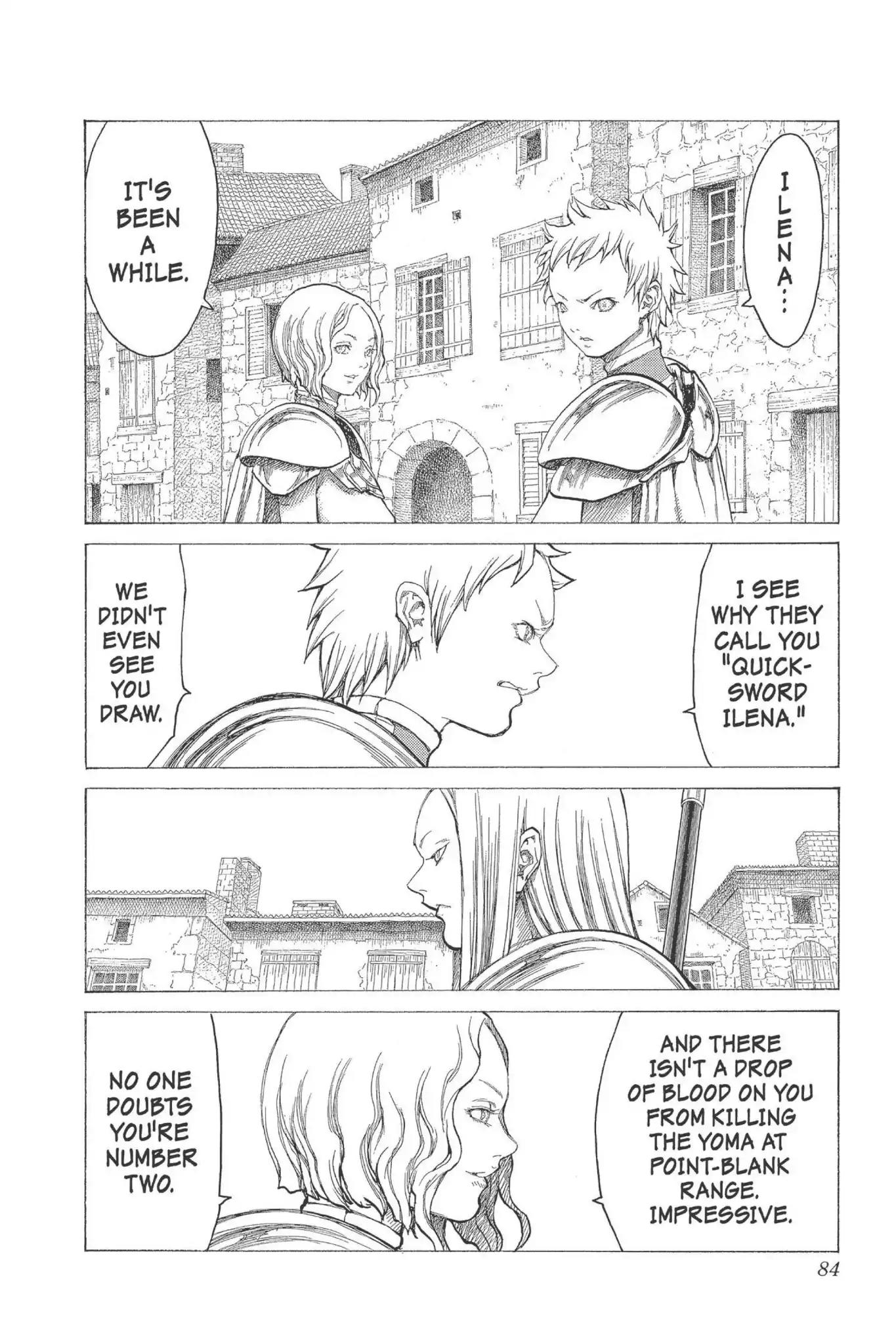 Claymore Chapter 18 page 13 - Chapter 18: Vol.4 Scene 18: Marked for Death, Part 1