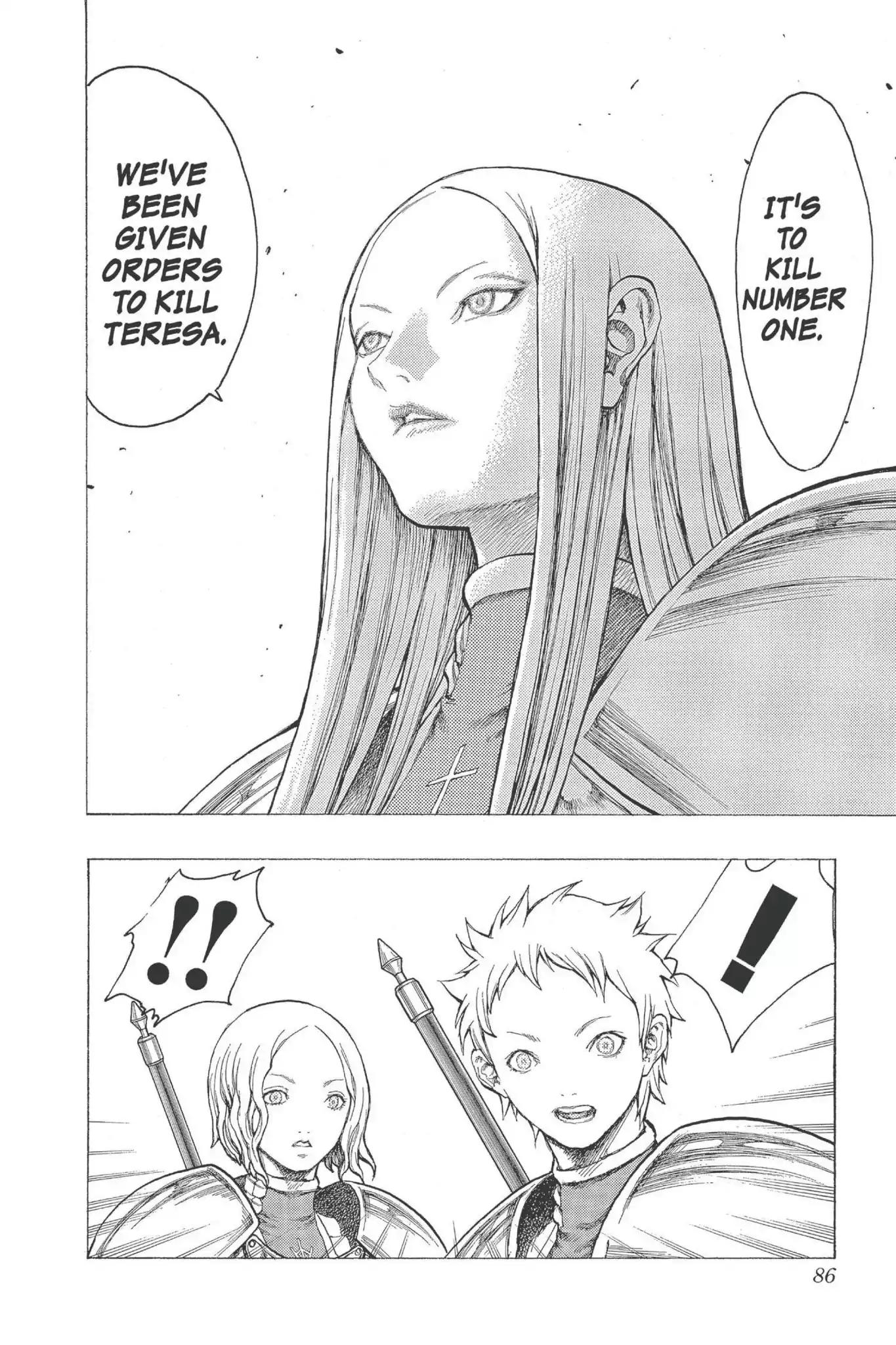 Claymore Chapter 18 page 15 - Chapter 18: Vol.4 Scene 18: Marked for Death, Part 1