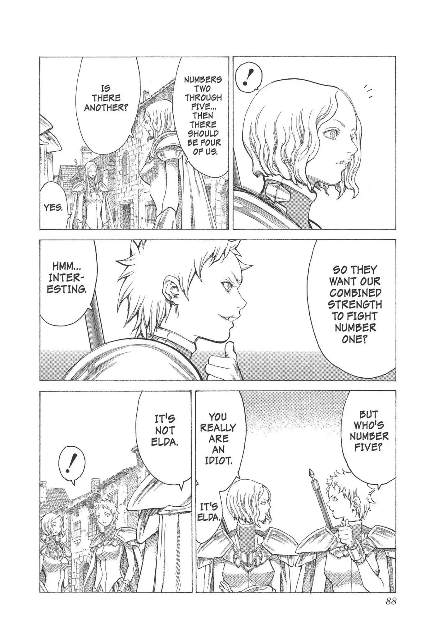 Claymore Chapter 18 page 17 - Chapter 18: Vol.4 Scene 18: Marked for Death, Part 1