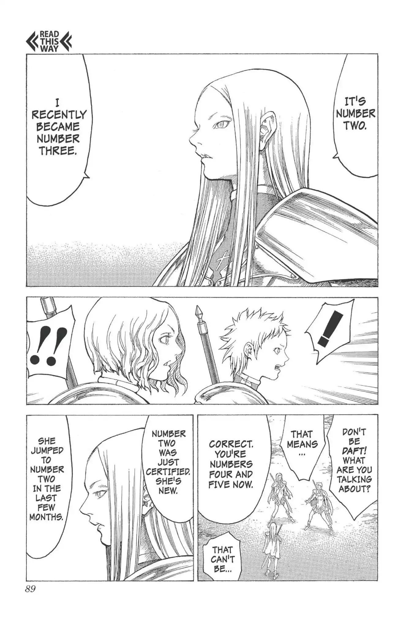 Claymore Chapter 18 page 18 - Chapter 18: Vol.4 Scene 18: Marked for Death, Part 1