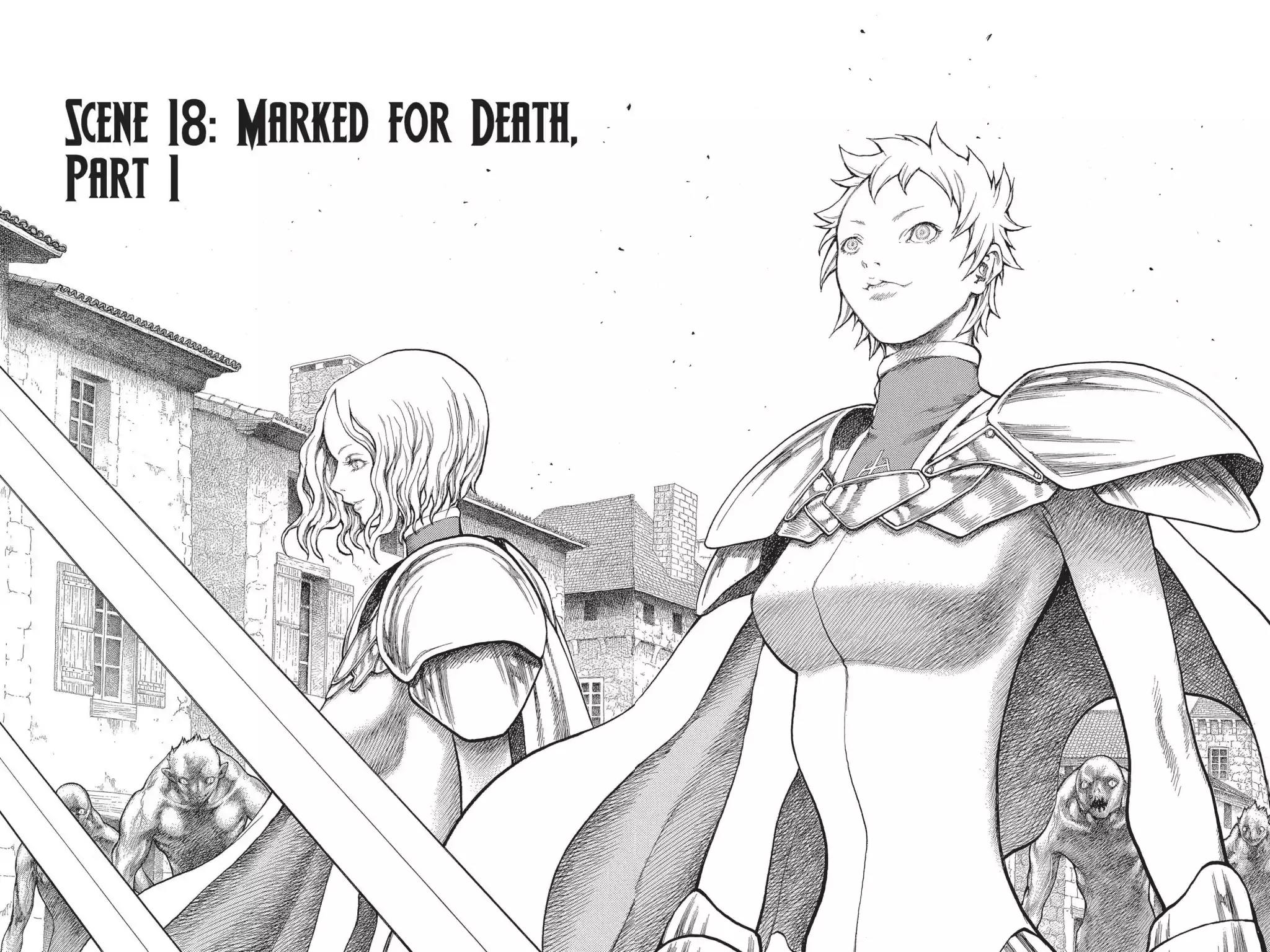 Claymore Chapter 18 page 2 - Chapter 18: Vol.4 Scene 18: Marked for Death, Part 1