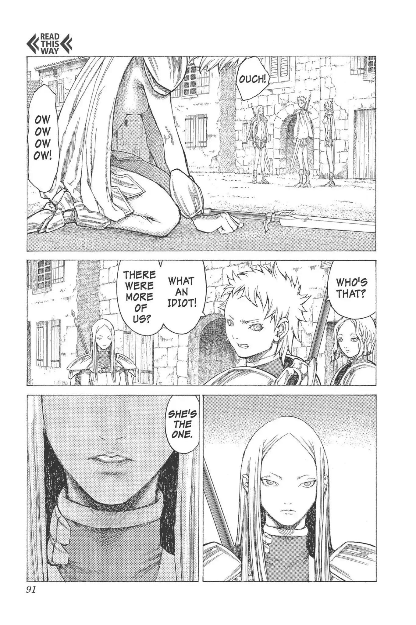 Claymore Chapter 18 page 20 - Chapter 18: Vol.4 Scene 18: Marked for Death, Part 1