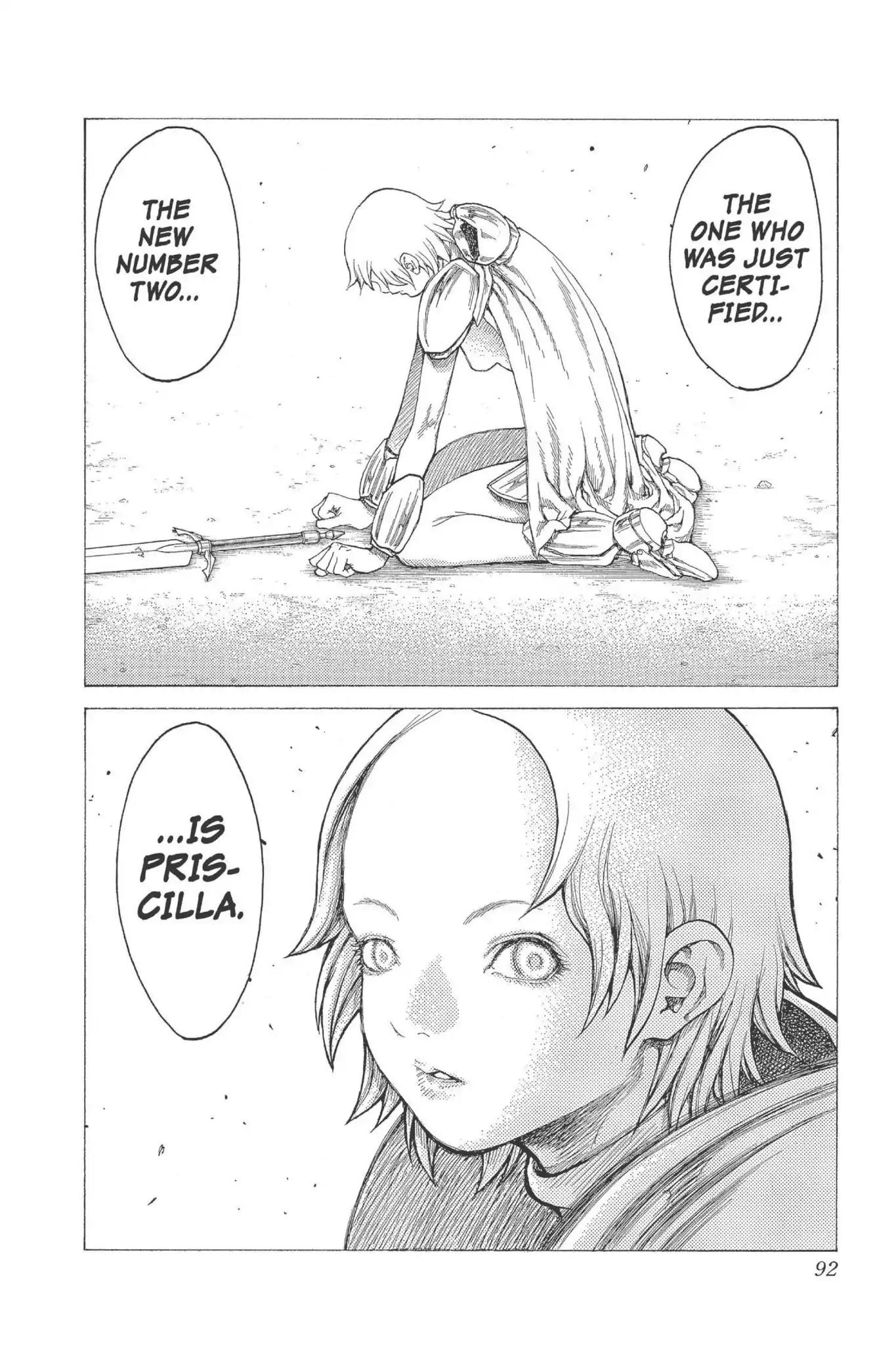 Claymore Chapter 18 page 21 - Chapter 18: Vol.4 Scene 18: Marked for Death, Part 1