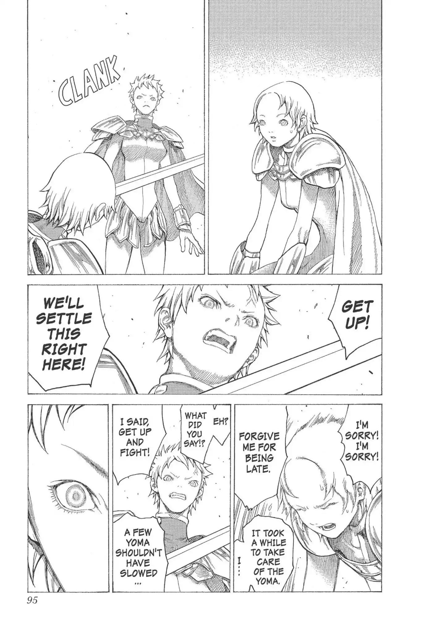 Claymore Chapter 18 page 24 - Chapter 18: Vol.4 Scene 18: Marked for Death, Part 1