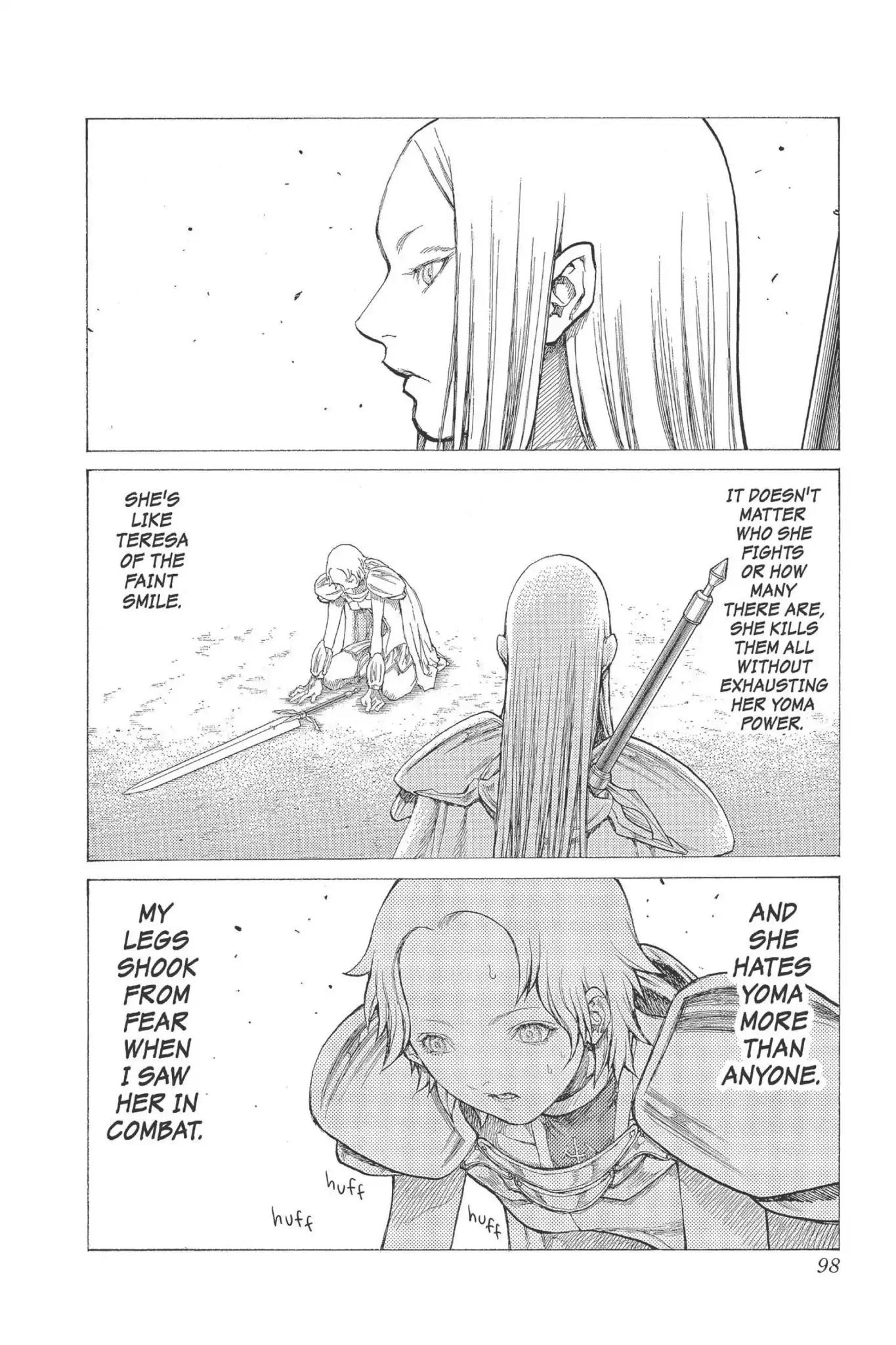 Claymore Chapter 18 page 27 - Chapter 18: Vol.4 Scene 18: Marked for Death, Part 1